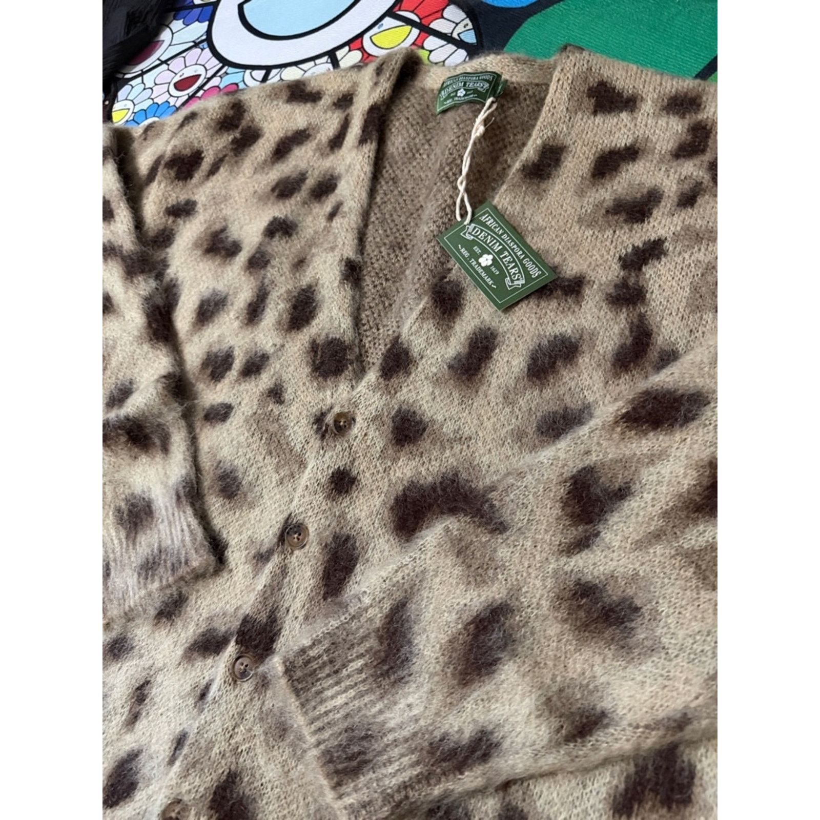 DENIM TEARS Denim Tears Giraffe Cardigan Size US XL / EU 56 / 4 - 5 Thumbnail