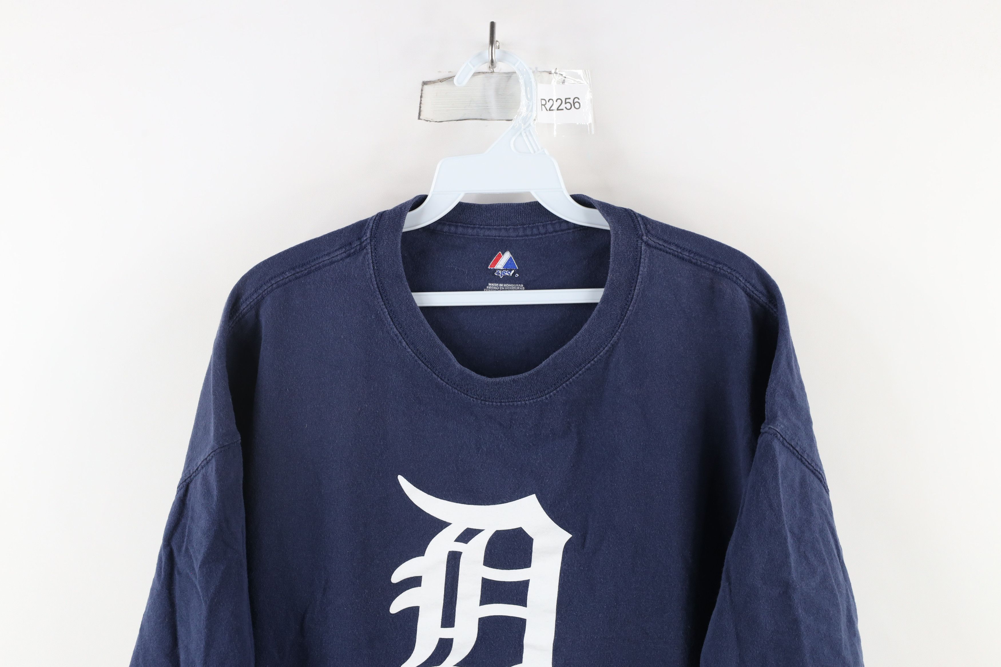 Majestic × Vintage Vintage Y2K 2008 Majestic English D Detroit Tigers T-Shirt Size US XXL / EU 58 / 5 - 2 Thumbnail