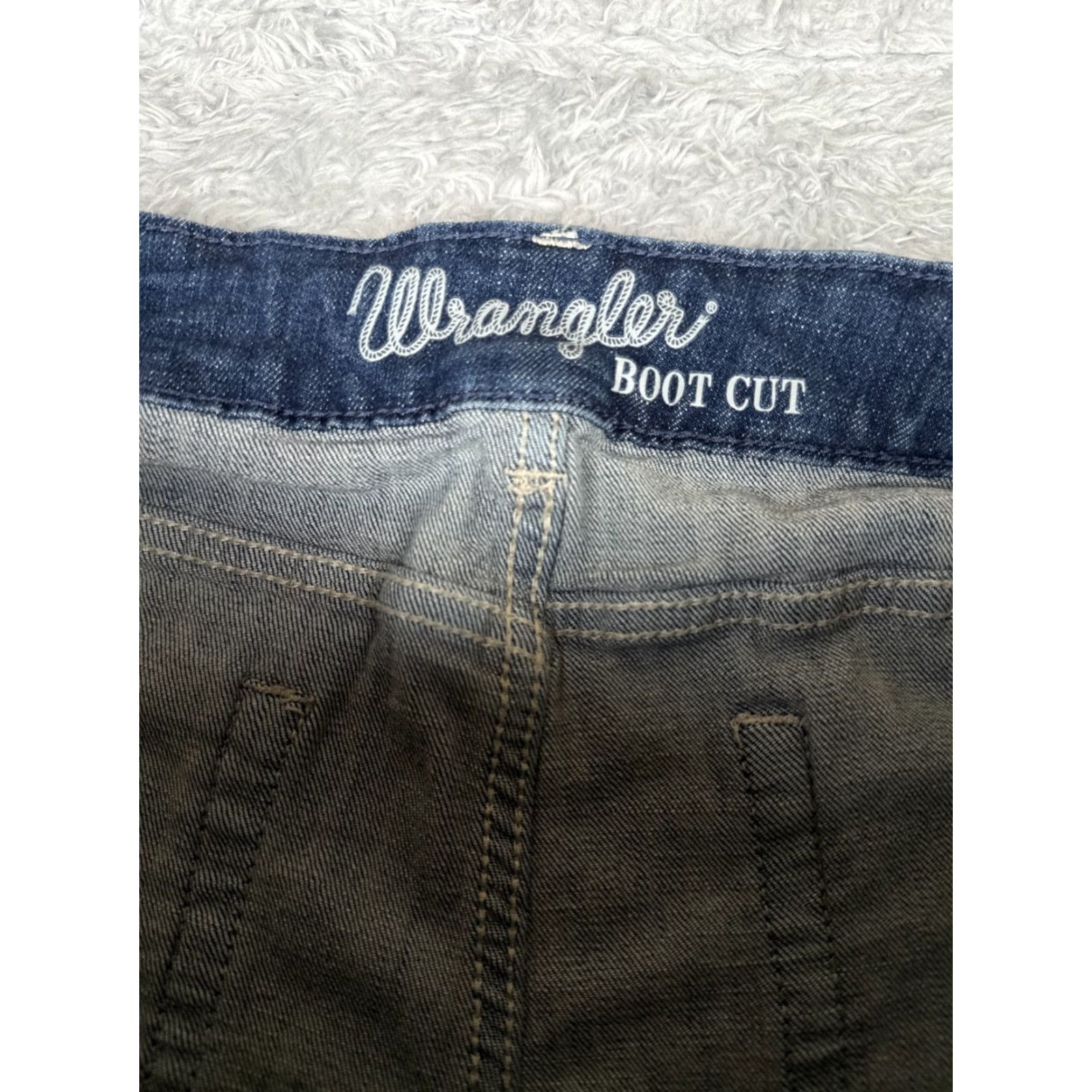 Wrangler Wrangler Jeans Juniors Blue Denim Bootcut Cotton Blend Mid Rise 34x30 Wrangler Retro 90s Womens Jeans Size 38" / US 16 / IT 52 - 6 Thumbnail