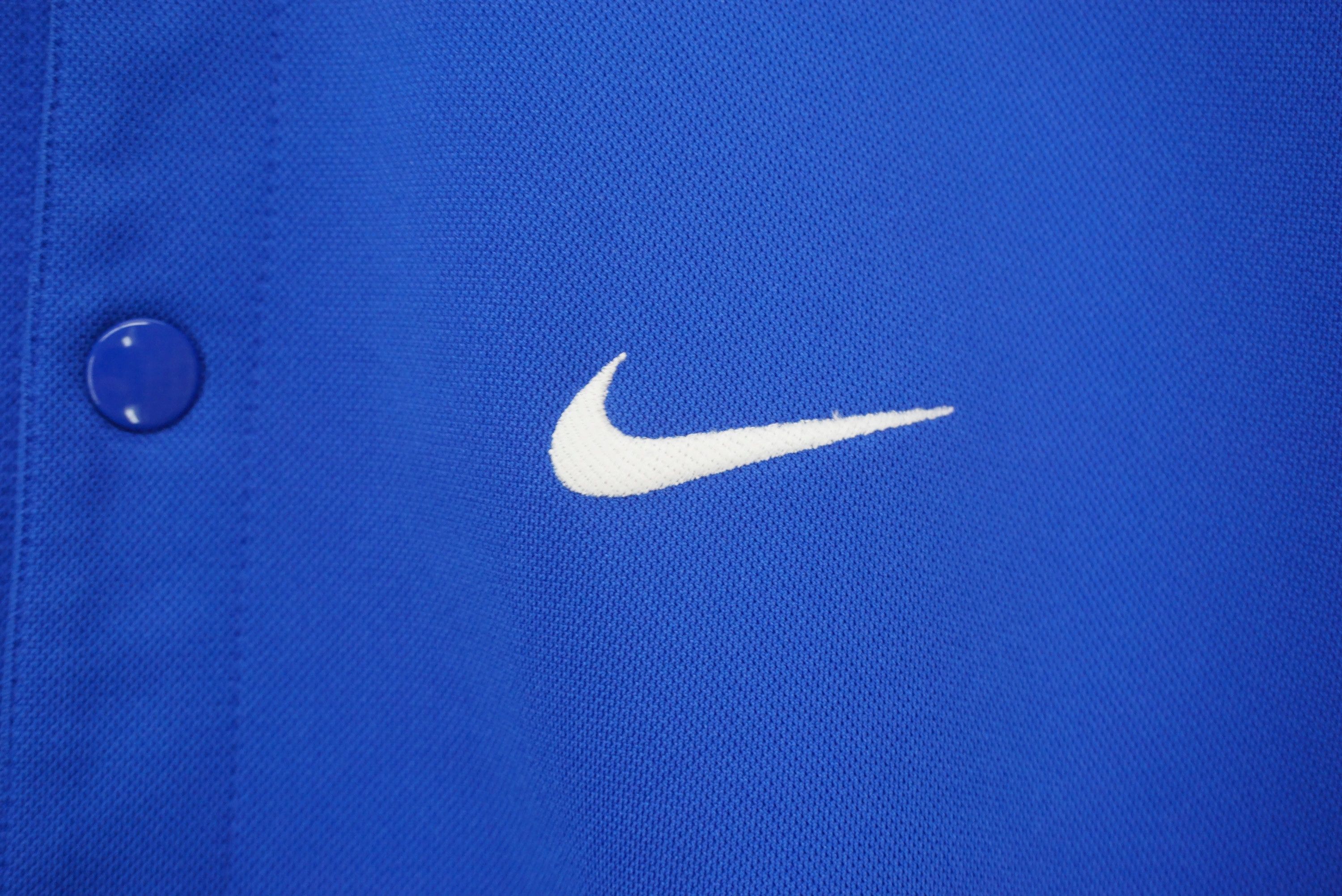 Nike Vintage Nike Team Snap Front Baseball Jacket Made in Japan Size US XL / EU 56 / 4 - 4 Thumbnail