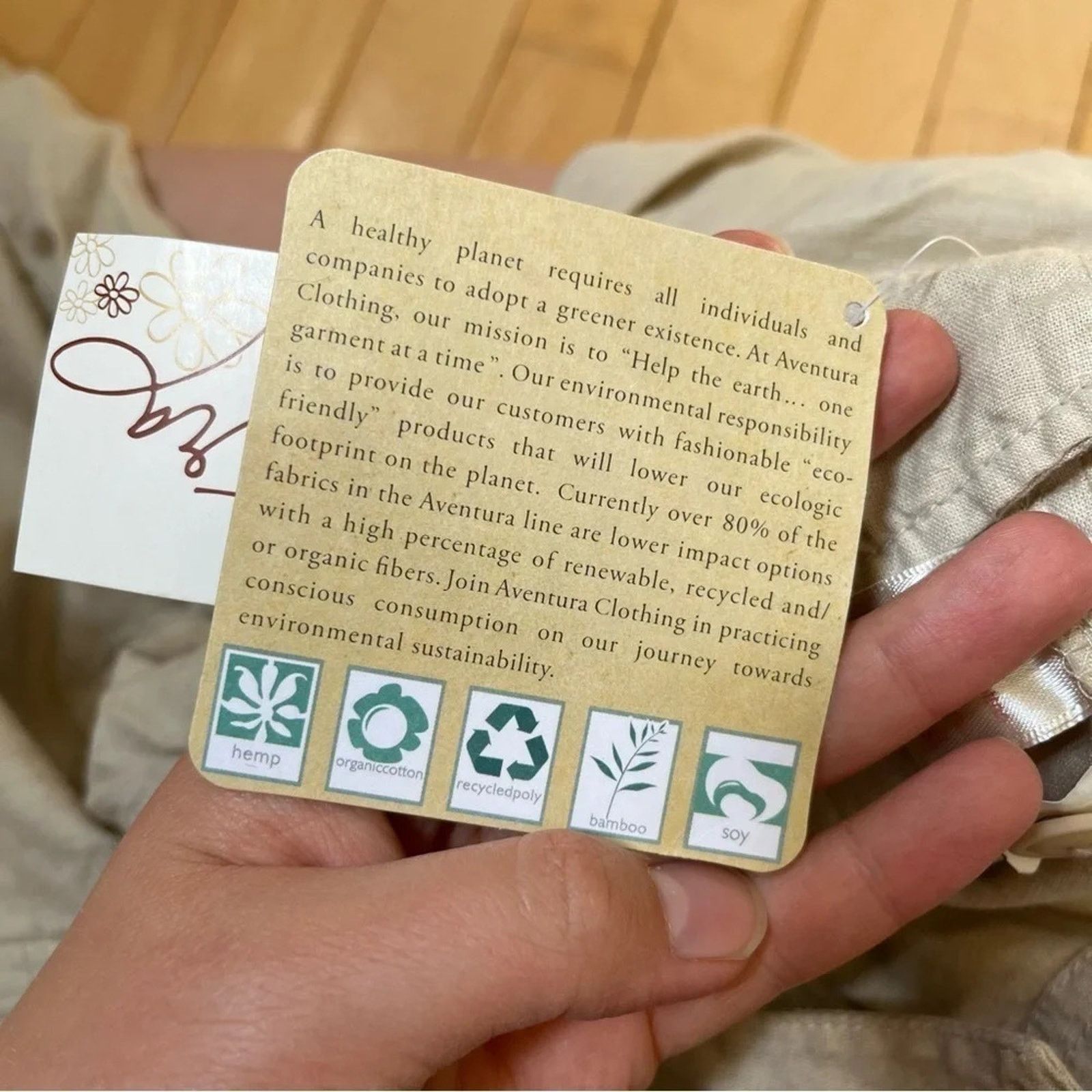 Other Aventura Ballari Organic Cotton Hemp Wide Leg Pants NWT Size 36" / US 14 / IT 50 - 10 Thumbnail