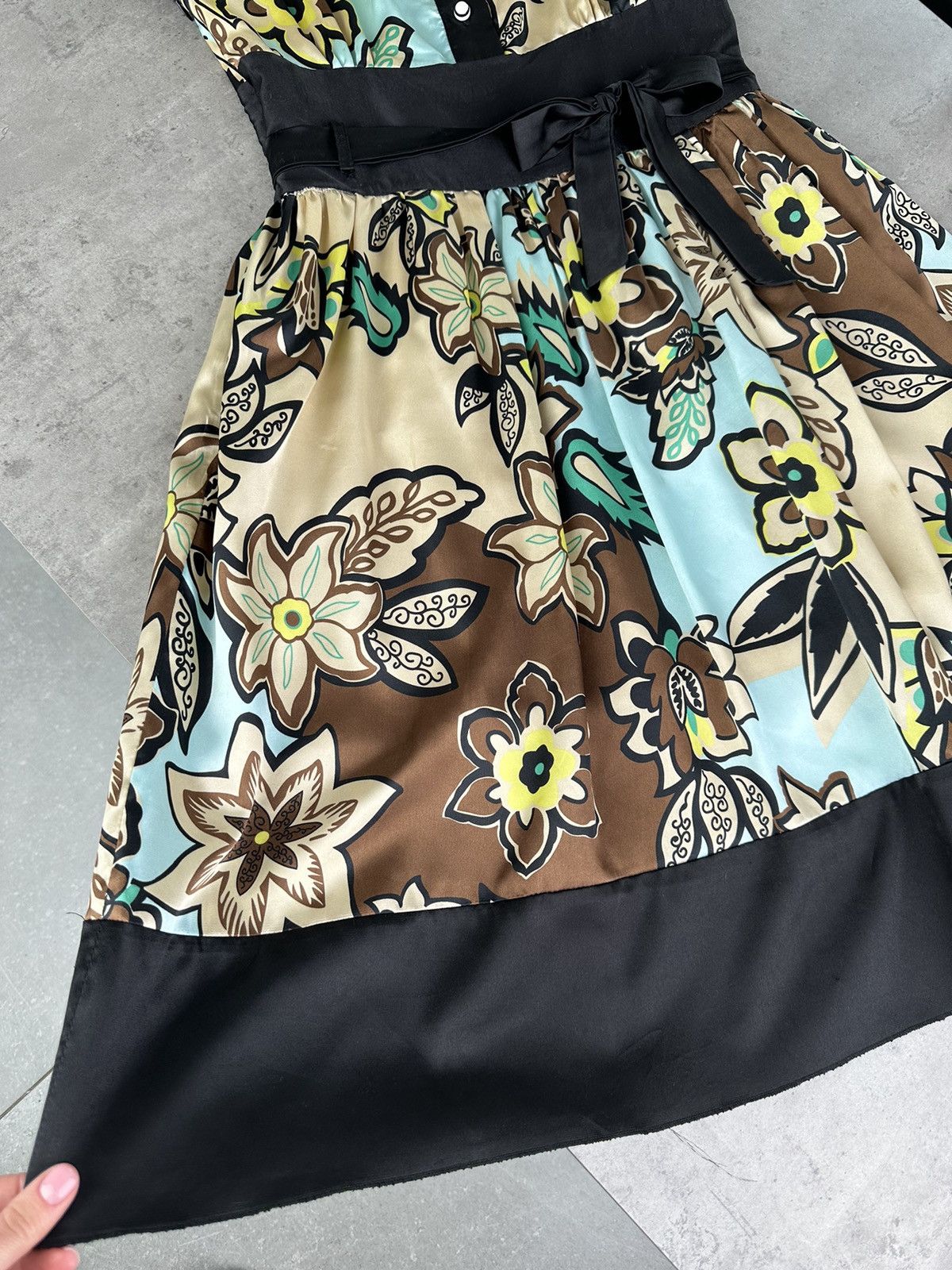 Diane von Furstenberg Diane Von Furstenberg Silk Multicolor Dress Size S / US 4 / IT 40 - 5 Thumbnail
