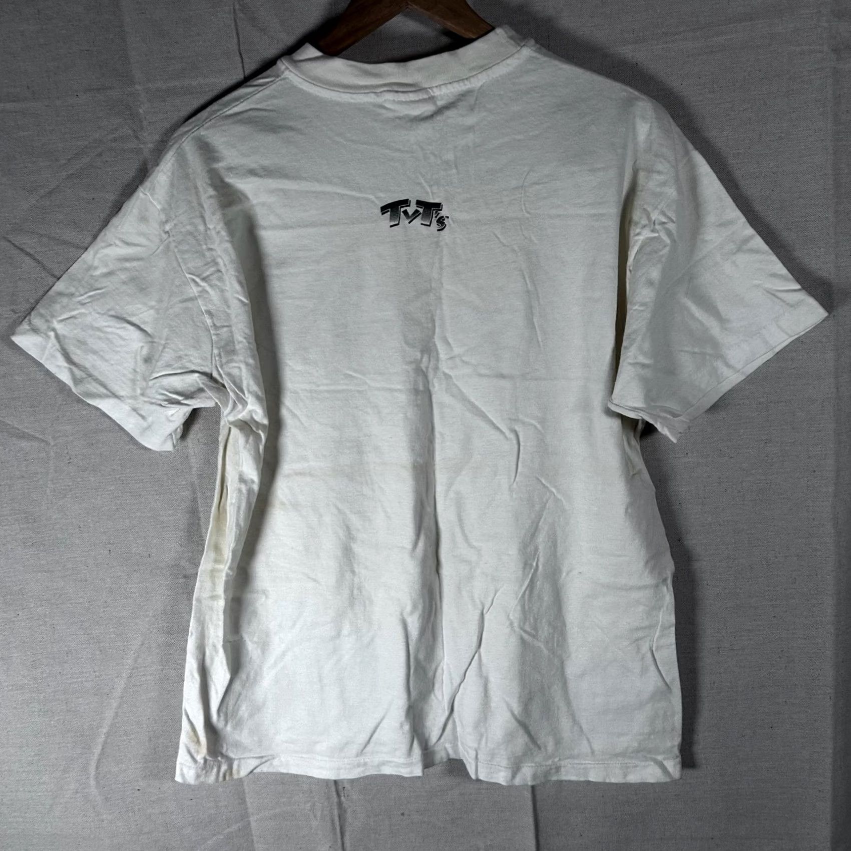 Hanes VINTAGE Hanes Beefy-T Graphic T-Shirt Large White Multiple Personalities TVT's Size US L / EU 52-54 / 3 - 3 Thumbnail