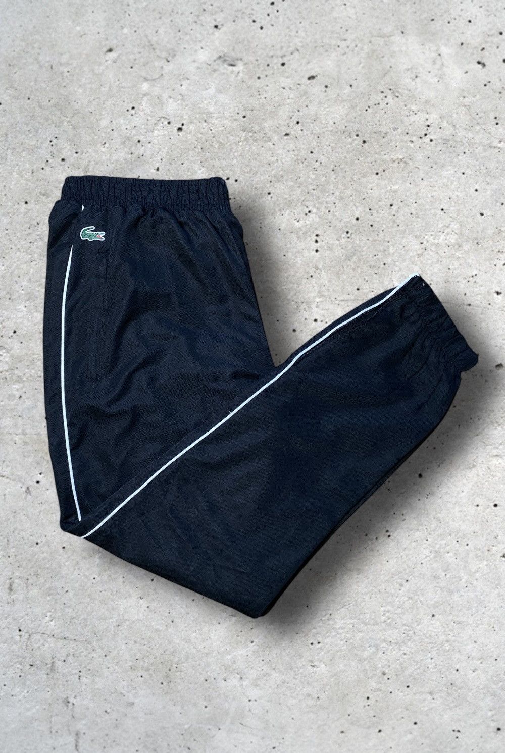 Lacoste Lacoste Vintage Track Pants XL Black Schwarz Men‘s Size US 42 / EU 58 - 6 Thumbnail