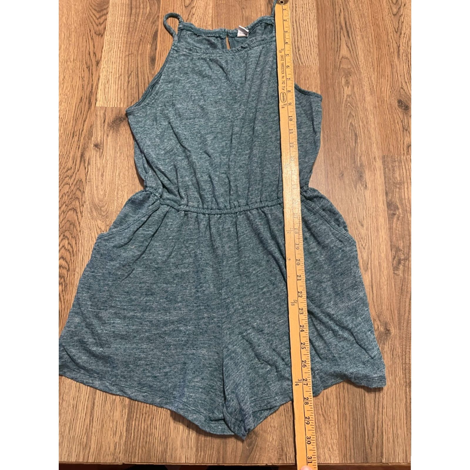 Old Navy Old Navy Romper Women’s Size Small Blue Sleeveless Stretchable Waist One-Piece Casual Modern - Womens Size 28" / US 6 / IT 42 - 4 Thumbnail