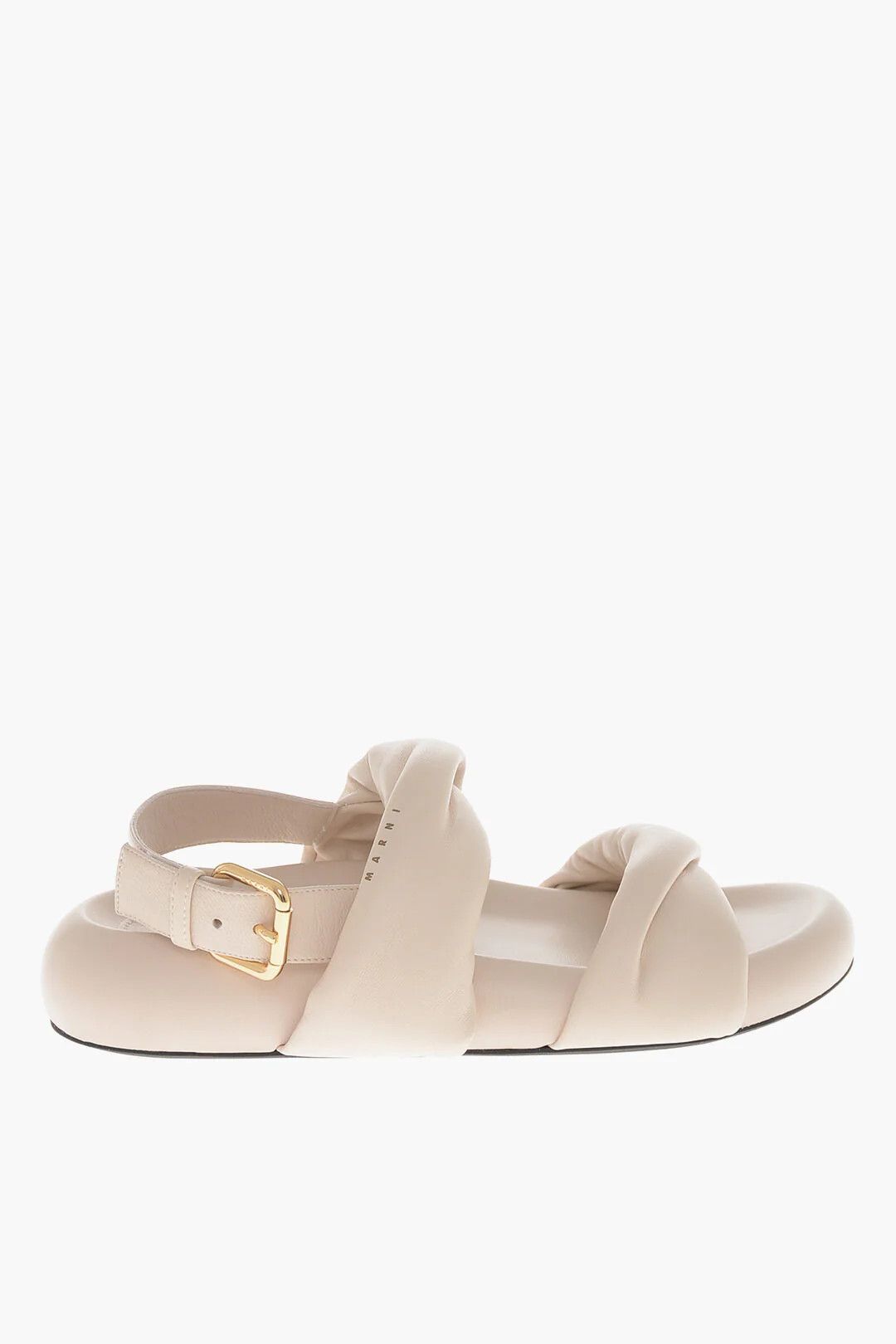 Marni og1mm0326 Leather Slingback Sandals in Beige Size US 10 / IT 40 - 1 Thumbnail