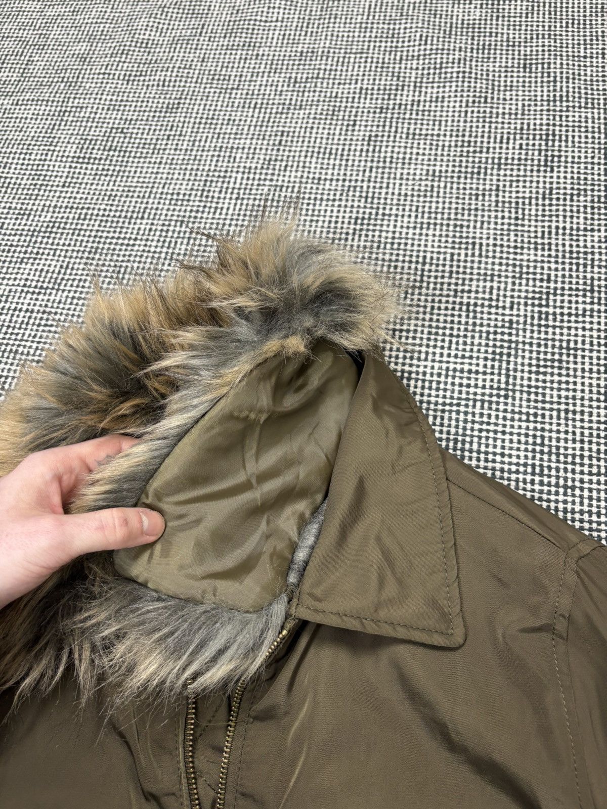 Japanese Brand Faux fur collar flyer bomber jacket ma-1 harajuku style Size S / US 4 / IT 40 - 5 Thumbnail