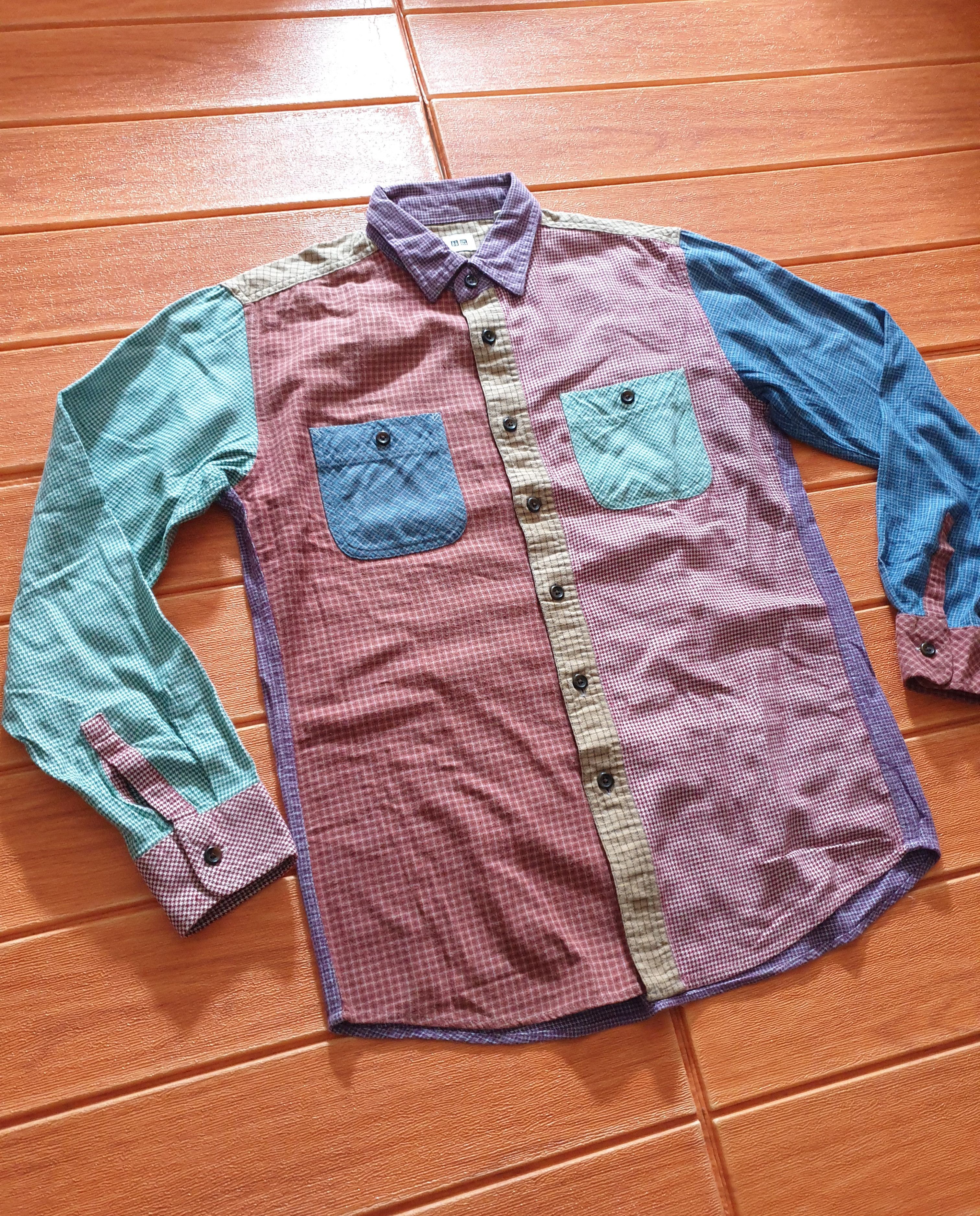 Japanese Brand 💥Uniqlo multicolour Japanese brand flannel shirt Size US M / EU 48-50 / 2 - 4 Thumbnail