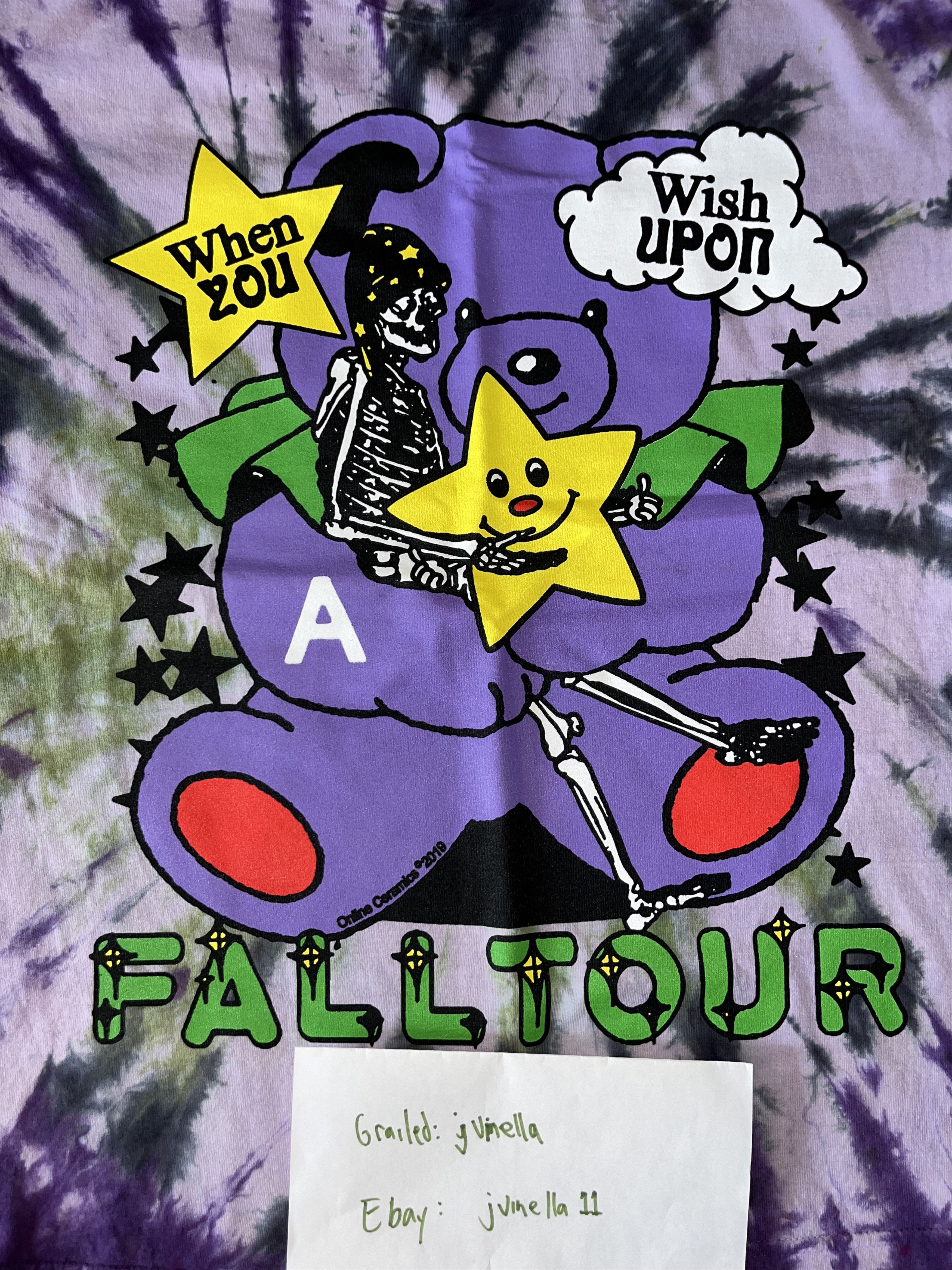 Grateful Dead × Online Ceramics Online ceramics fall tour 2019 tee size L brand new Size US L / EU 52-54 / 3 - 4 Thumbnail