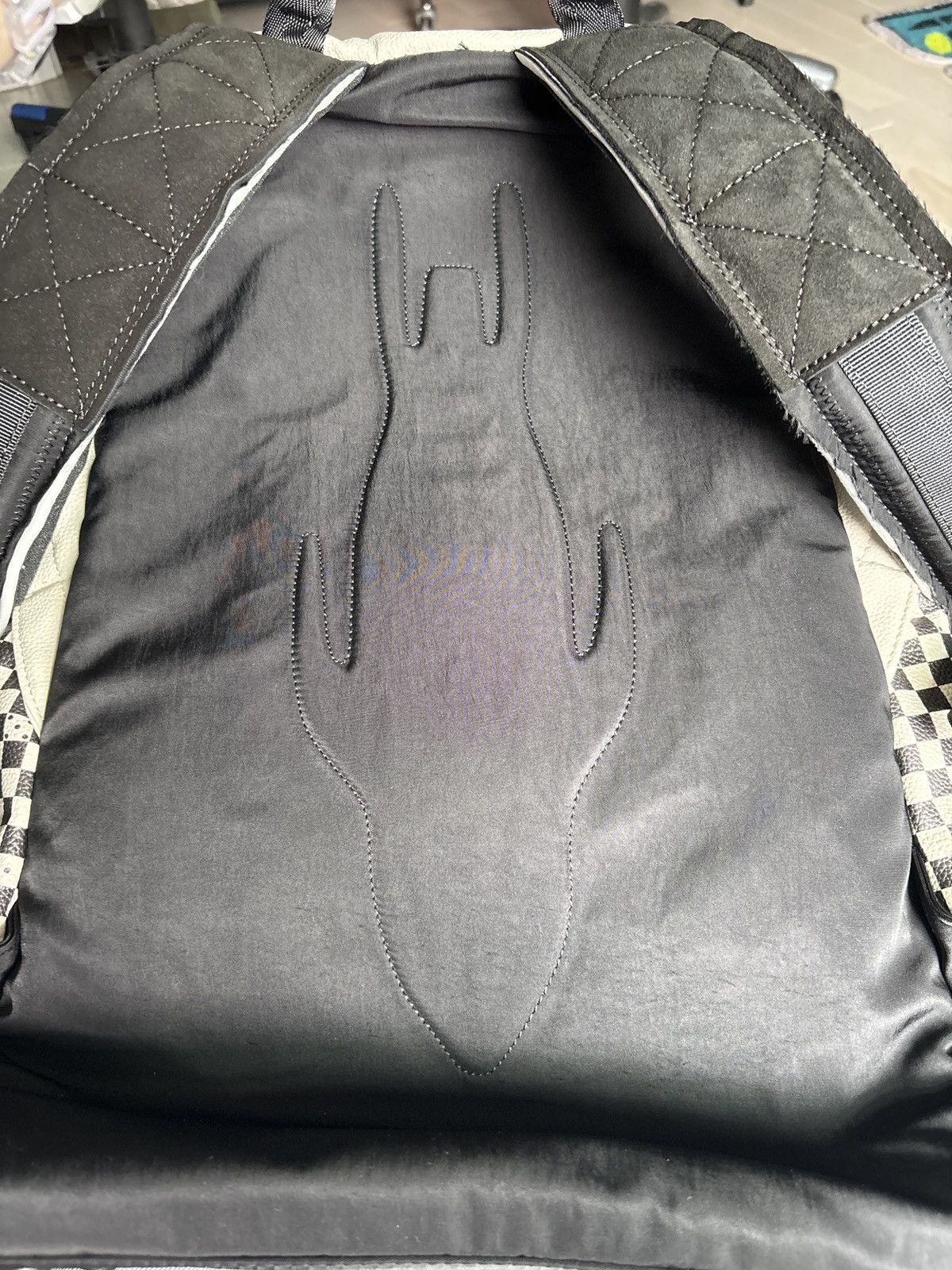 1199 Cannnone x Bazo1199 Checkered Backpack Size ONE SIZE - 2 Thumbnail