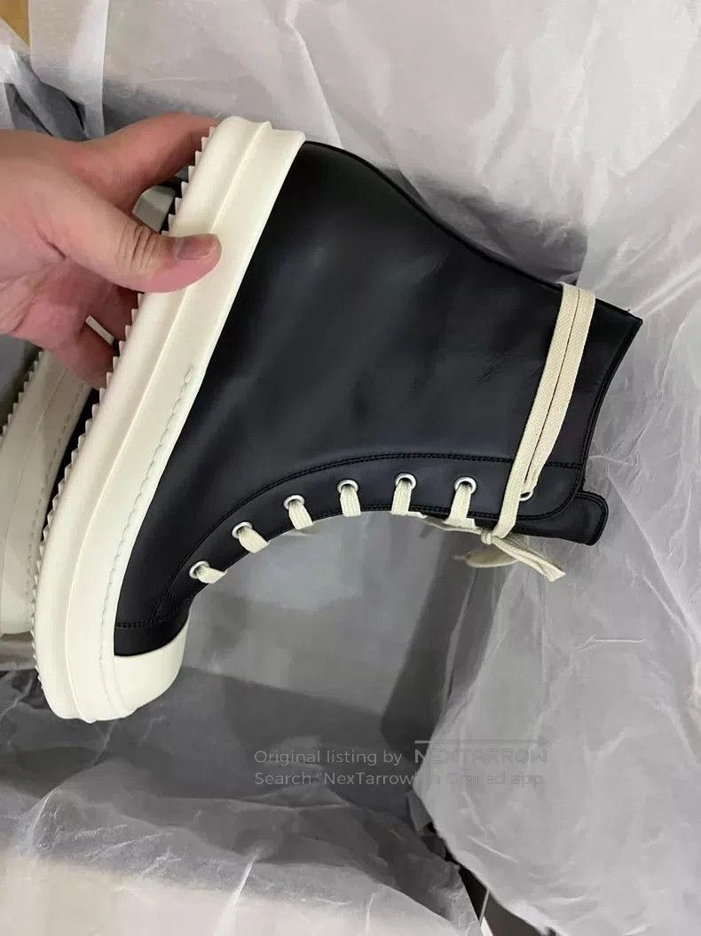 Rick Owens Rick Owens High. Size US 11 / EU 44 - 2 Thumbnail