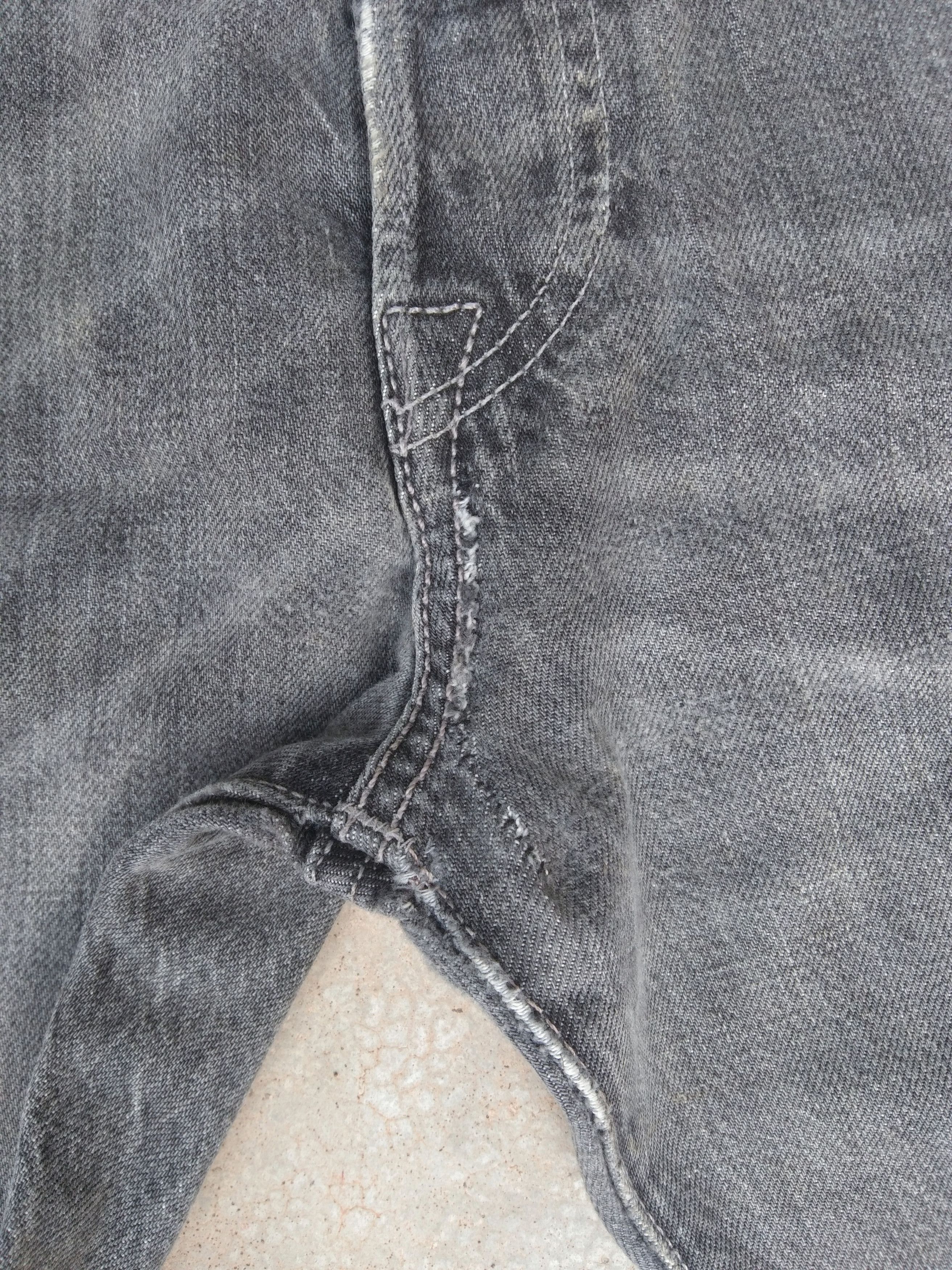Levi's × Vintage Vintage Levis 501 Grey Distressed Jeans 30x32 Size US 30 / EU 46 - 6 Thumbnail