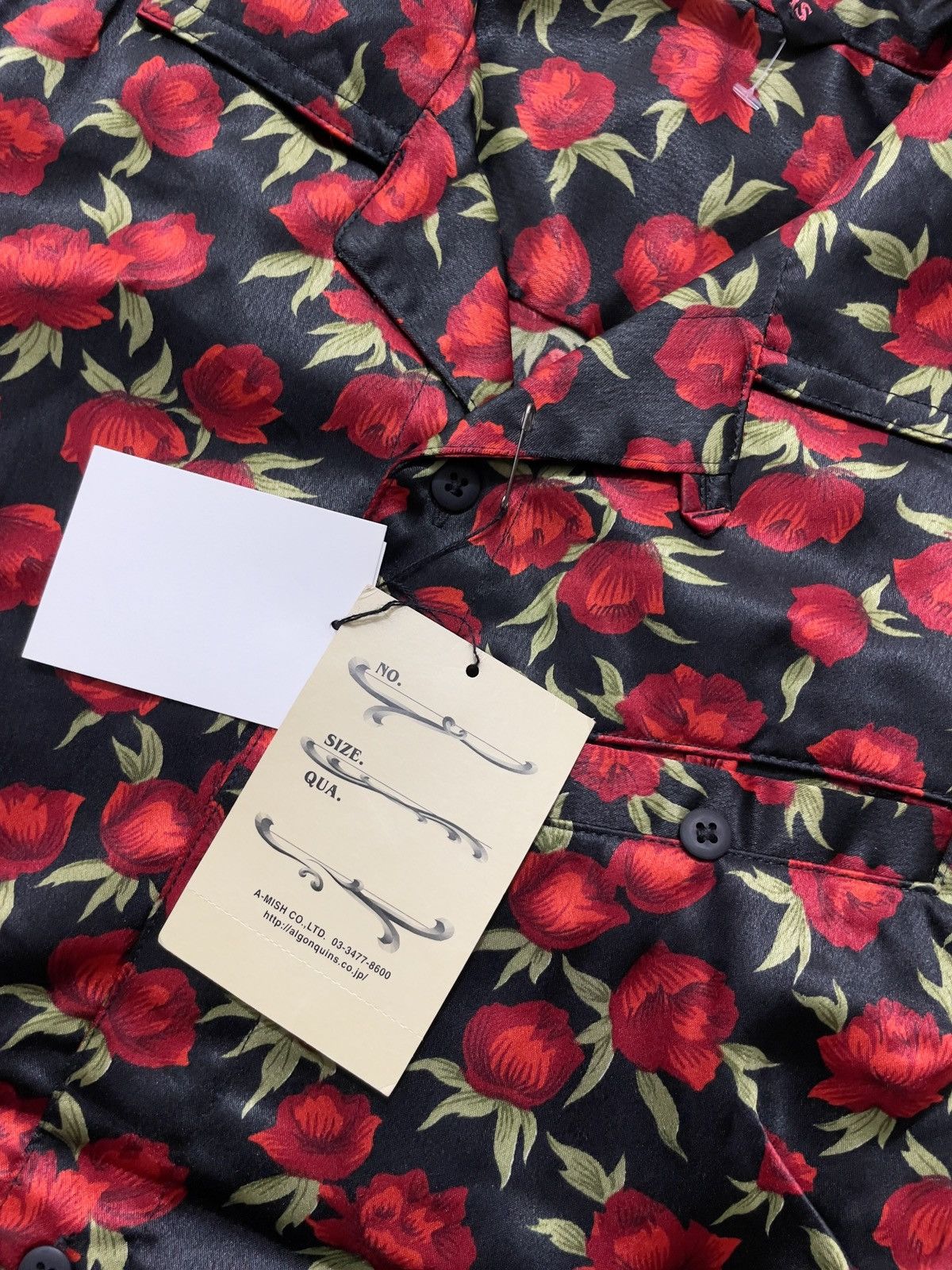 Hysteric Glamour × Japanese Brand × Tornado Mart NWT Algonquins Rose Button Up Shirts Size S / US 4 / IT 40 - 6 Thumbnail