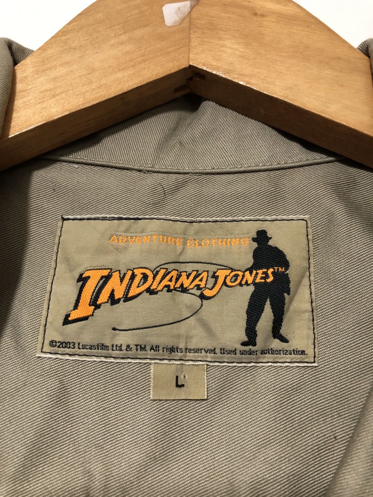 Vintage Vintage Indiana Jones Temple of Doom Official Shirt Size US L / EU 52-54 / 3 - 5 Thumbnail