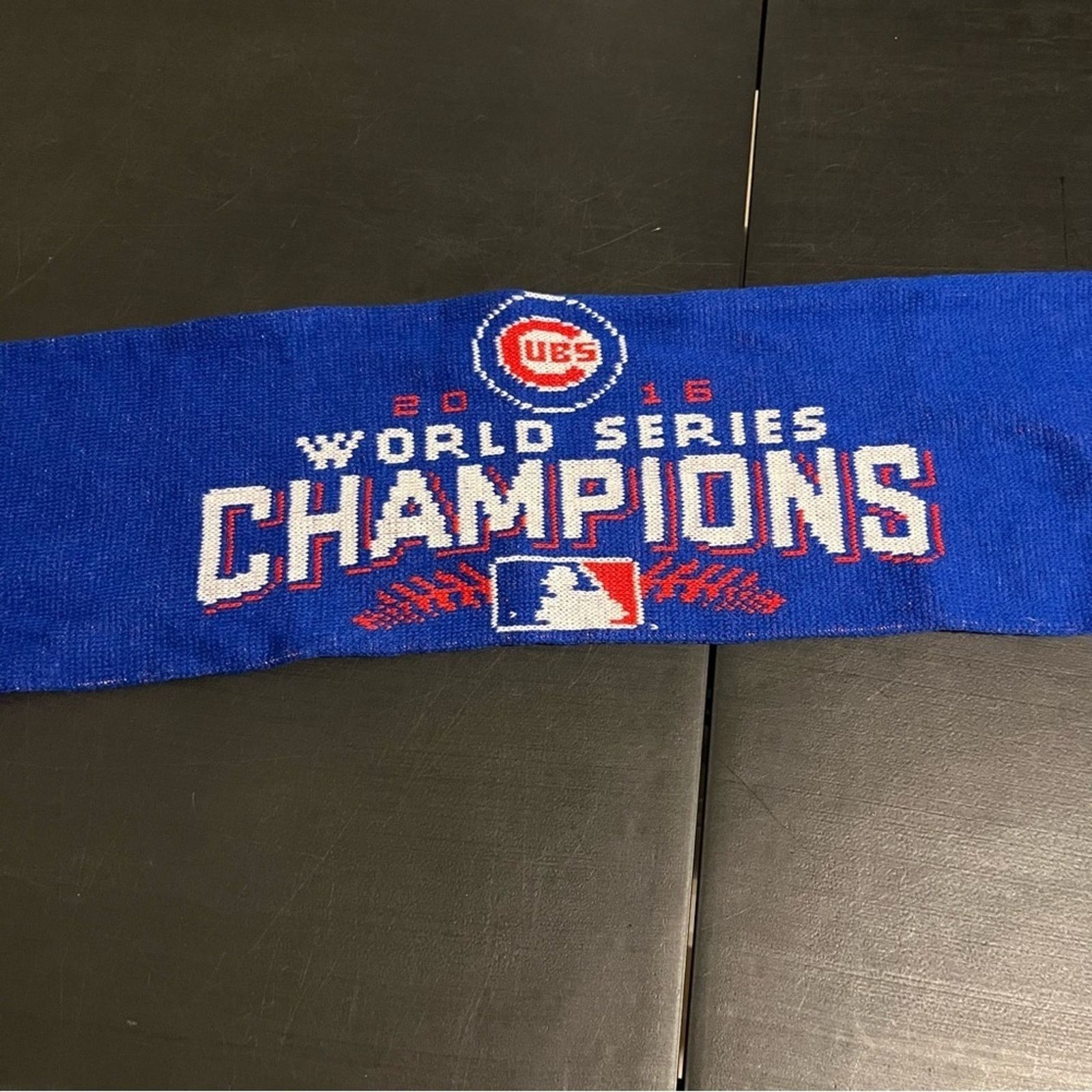Other MLB Chicago Cubs 2016 Edition World Series Scarf Blue Red Size 32 - 3 Thumbnail