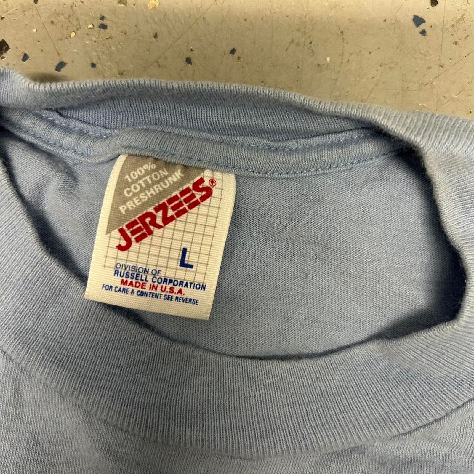Jerzees VTG 90s UNC Tar Heels blue cotton tee Size L / US 10 / IT 46 - 3 Thumbnail