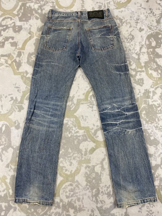 Hype Distressed Blue Vintage Low Box Jeans 30x31.5 Denim- JN3834 | Grailed