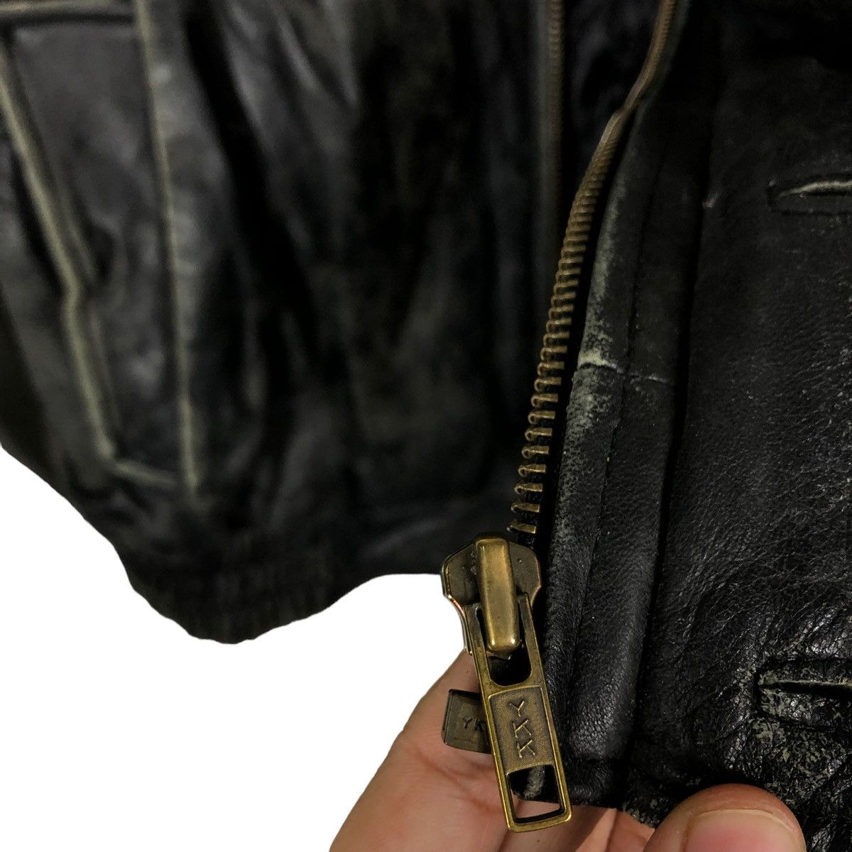 Japanese Brand 🔥90’s Vintage Leather Biker Jacket Nicole Issey Miyake Size US M / EU 48-50 / 2 - 13 Thumbnail