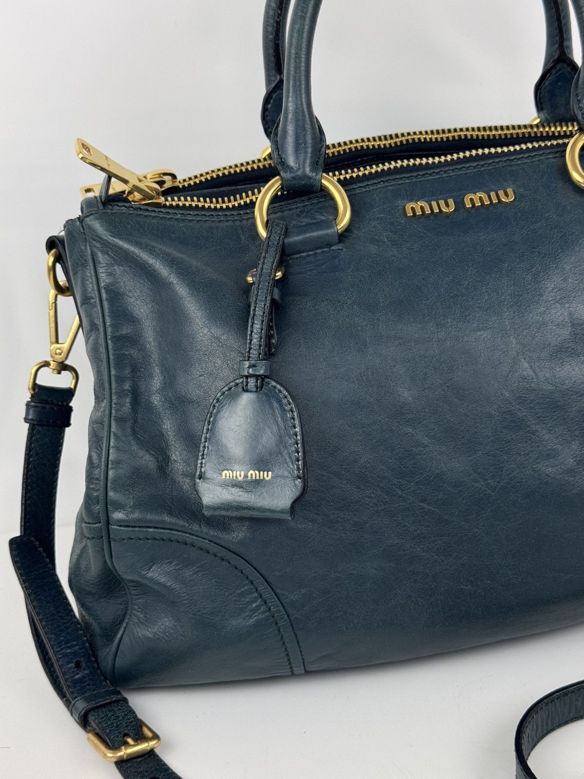 Miu Miu Miu Miu Vitello shine tote bag Size ONE SIZE - 14 Thumbnail
