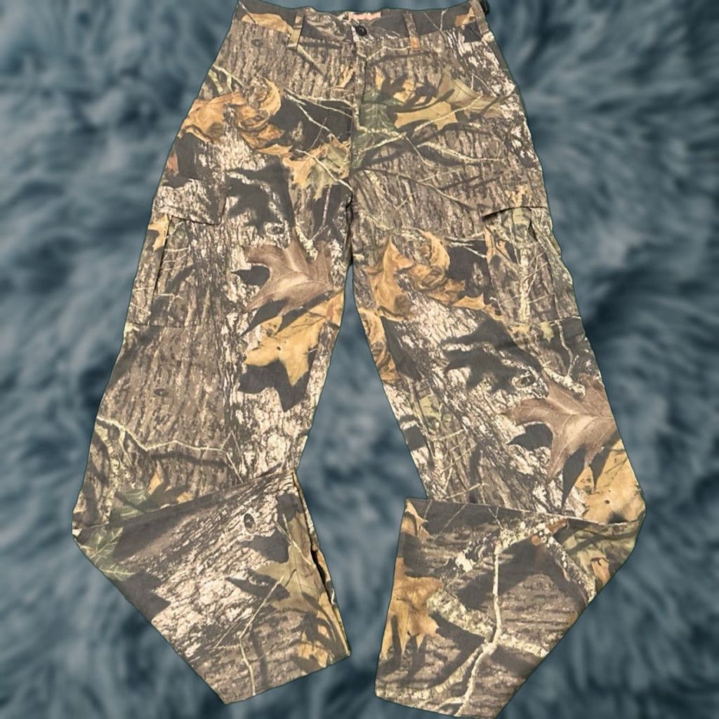 Vintage VINTAGE Mossy Oak Real Tree Camo VTG Cargo Pants Mens 28 Hunter Skater Size US 28 / EU 44 - 1 Thumbnail