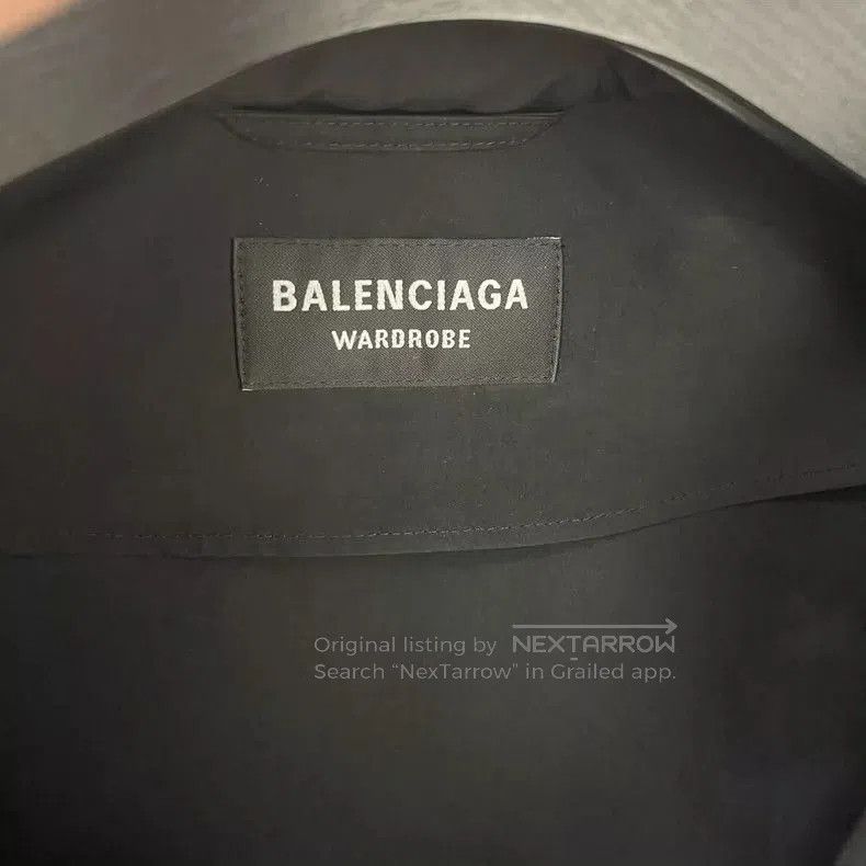 Balenciaga Balenciaga Double Logo Hooded Raincoat. Size US XL / EU 56 / 4 - 3 Thumbnail