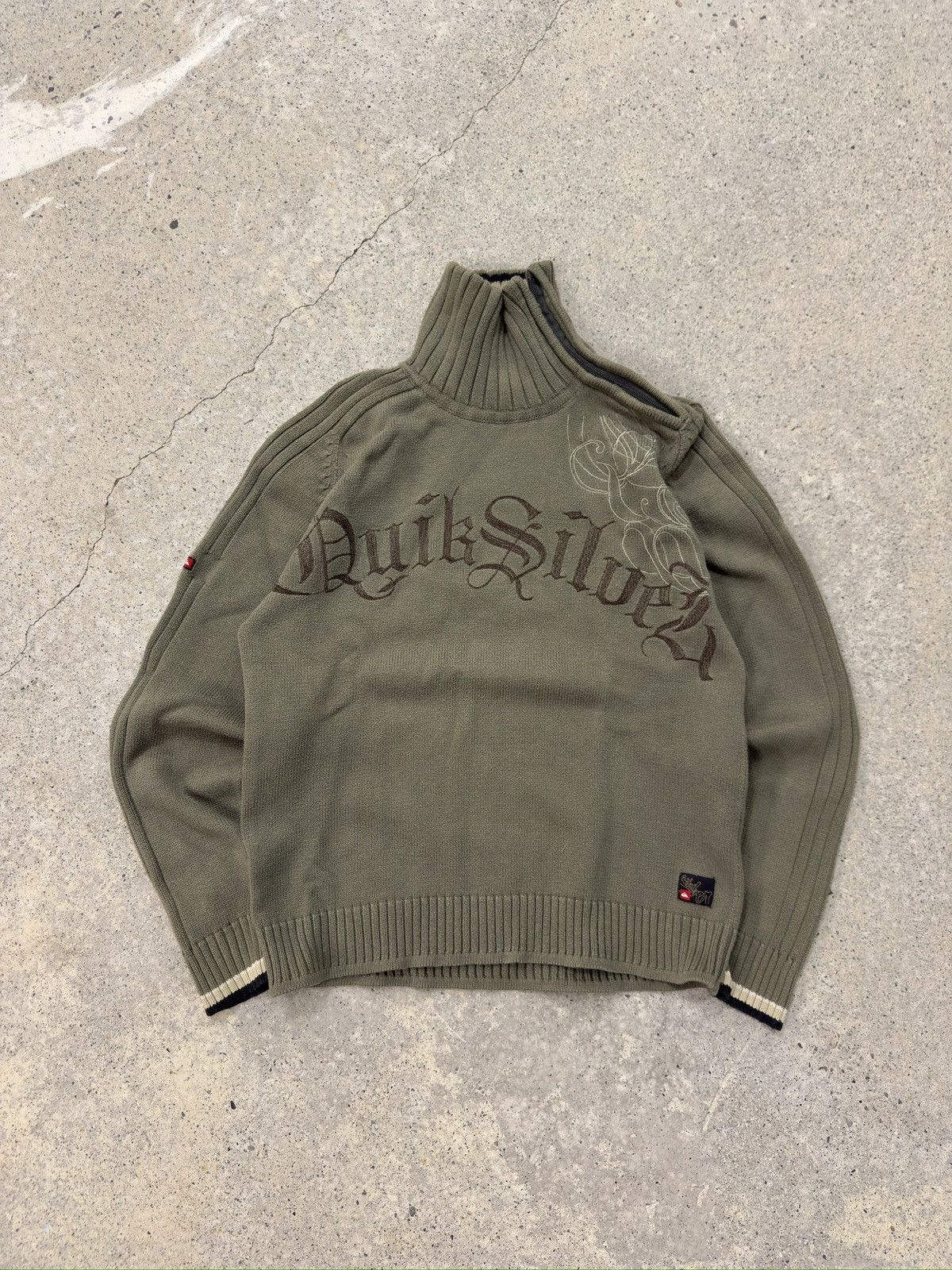 Quiksilver × Vintage QUICKSILVER SWEATER Size US M / EU 48-50 / 2 - 1 Thumbnail