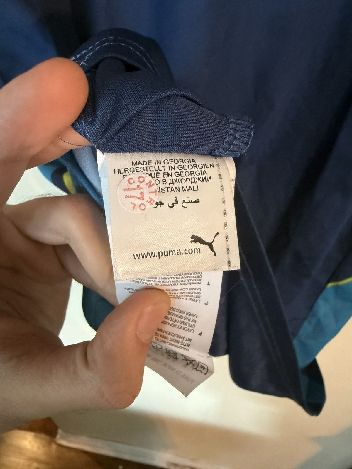 Puma Arsenal 2015/16 Away Jersey Blue Size US L / EU 52-54 / 3 - 4 Thumbnail
