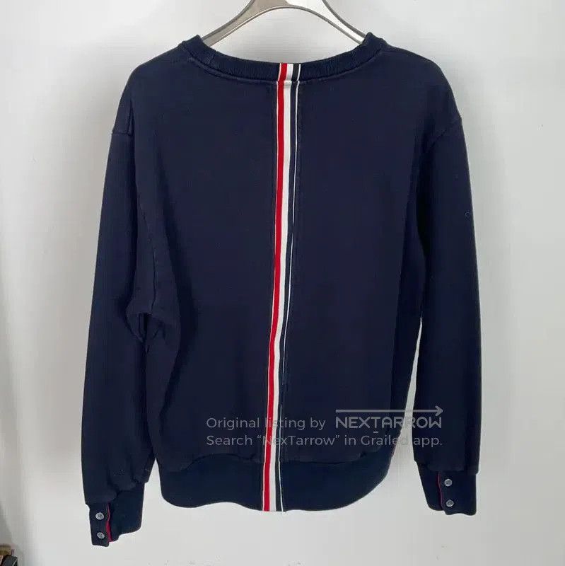 Other Thom Browne Blue Cotton Striped Logo Sweatshirt . Size XS / US 0-2 / IT 36-38 - 2 Thumbnail