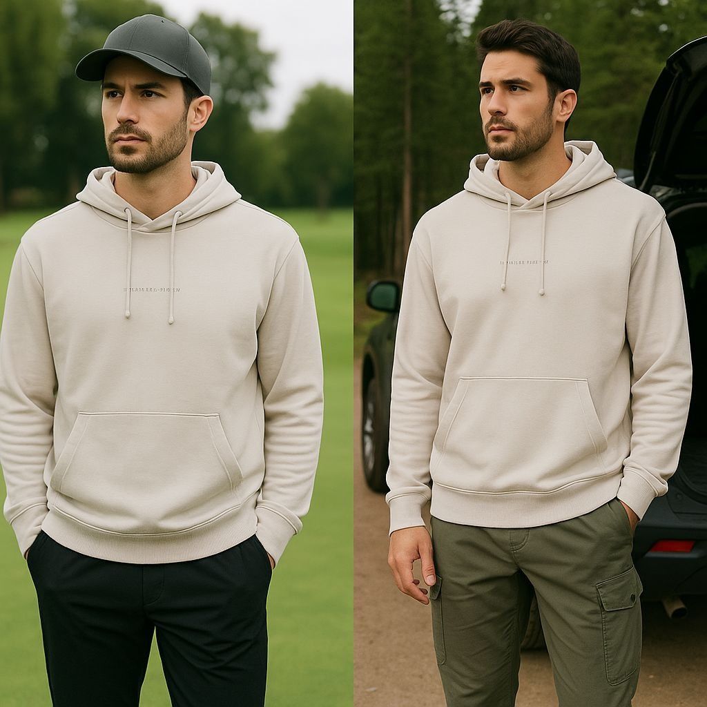 TravisMathew TravisMathew Mens Large Hoodie Sweatshirt Light Gray Modal & Size US L / EU 52-54 / 3 - 1 Thumbnail