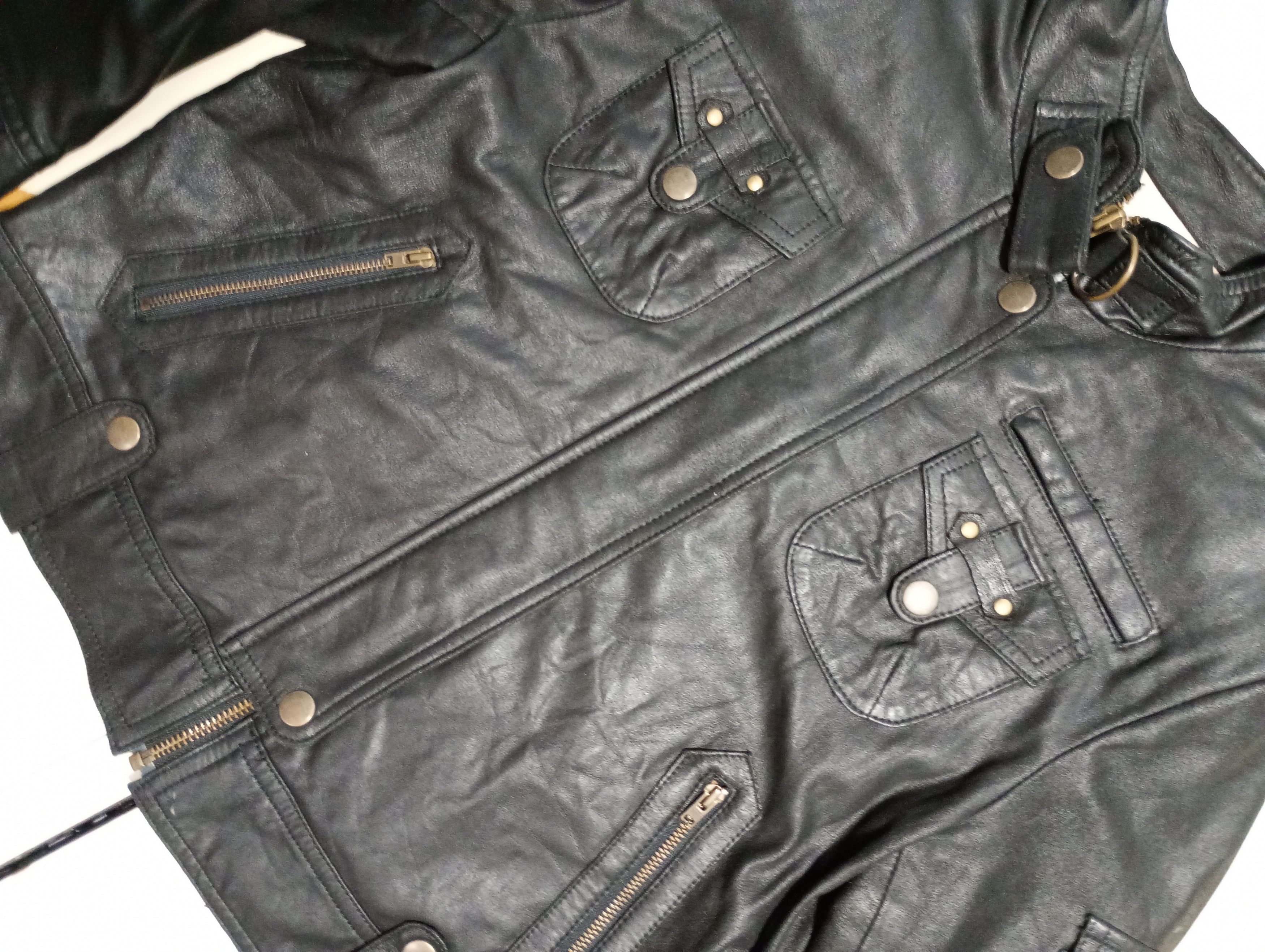 Vintage Robert Cary-Williams Leather Jacket size UK 12 Size M / US 6-8 / IT 42-44 - 8 Thumbnail