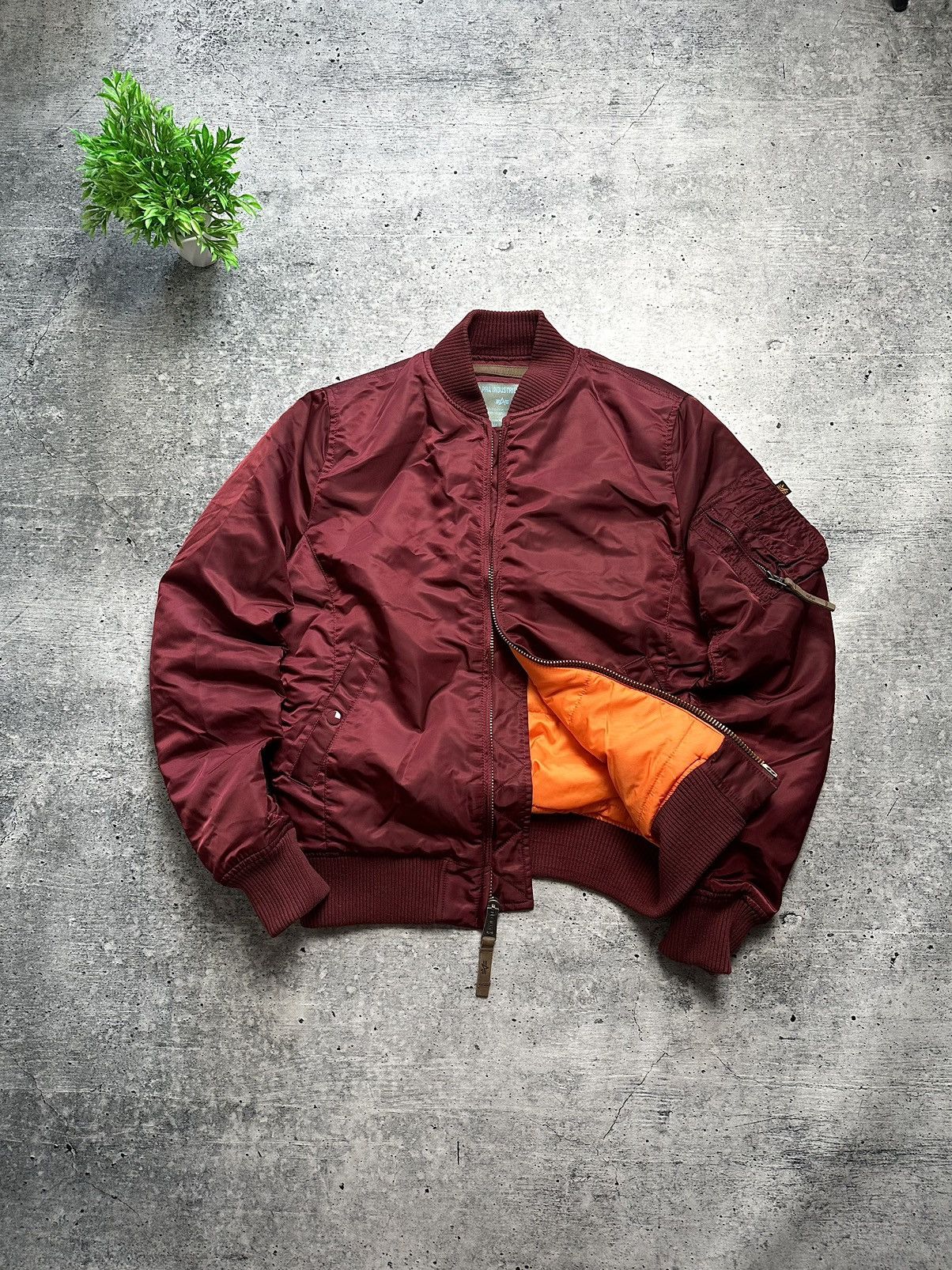 Alpha Industries Alpha Industries MA-1 Bomber Jacket Y2K Hype Jacket Size L / US 10 / IT 46 - 1 Thumbnail