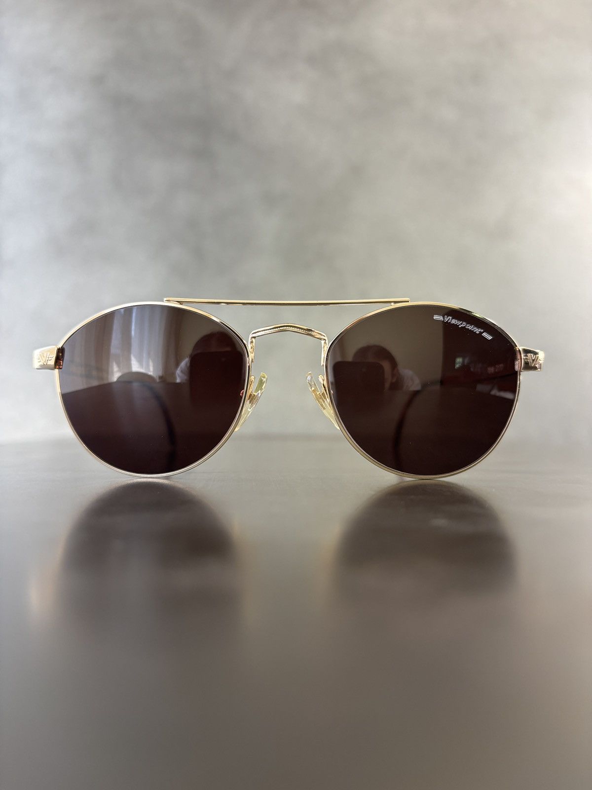 Vintage 1990s Vintage Sunglasses Made in Italy Metal Giorgio Armani Size ONE SIZE - 6 Thumbnail