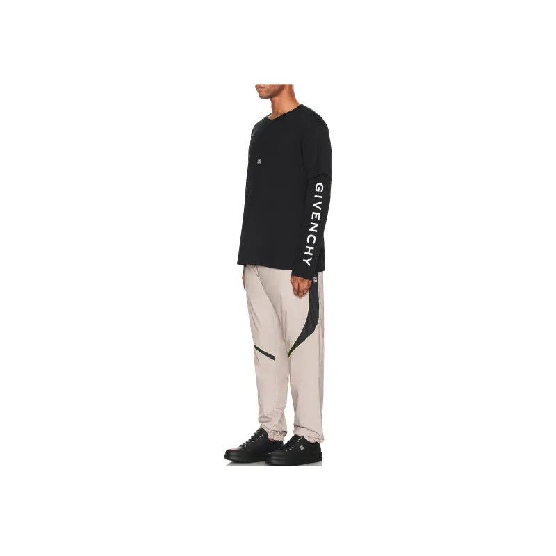 Givenchy o1srvl11e0725 4G Embroidered Long Sleeved T Shirt in Black Size L / US 10 / IT 46 - 3 Thumbnail