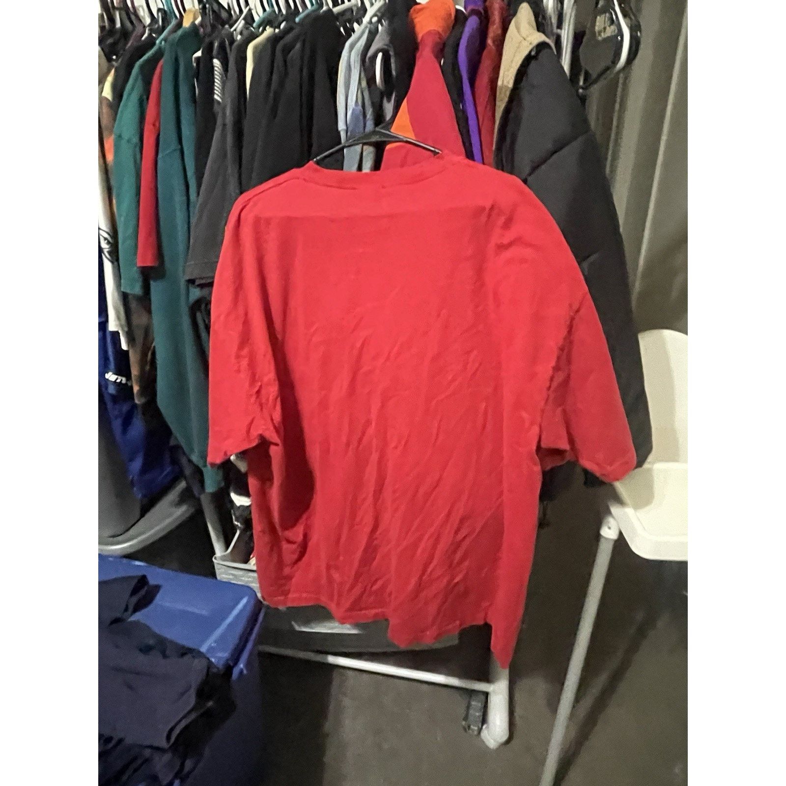 Gildan Size 2XL- VTG Rare Scarface Shirt Mens Red Suede Made In USA Size US XXL / EU 58 / 5 - 2 Thumbnail