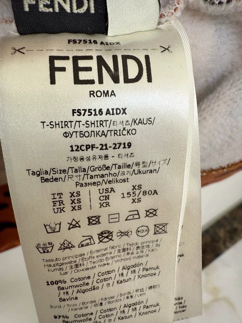 Fendi Fendi Tiger Print Hoodie Sweatshirt Size XS Size XS / US 0-2 / IT 36-38 - 4 Thumbnail
