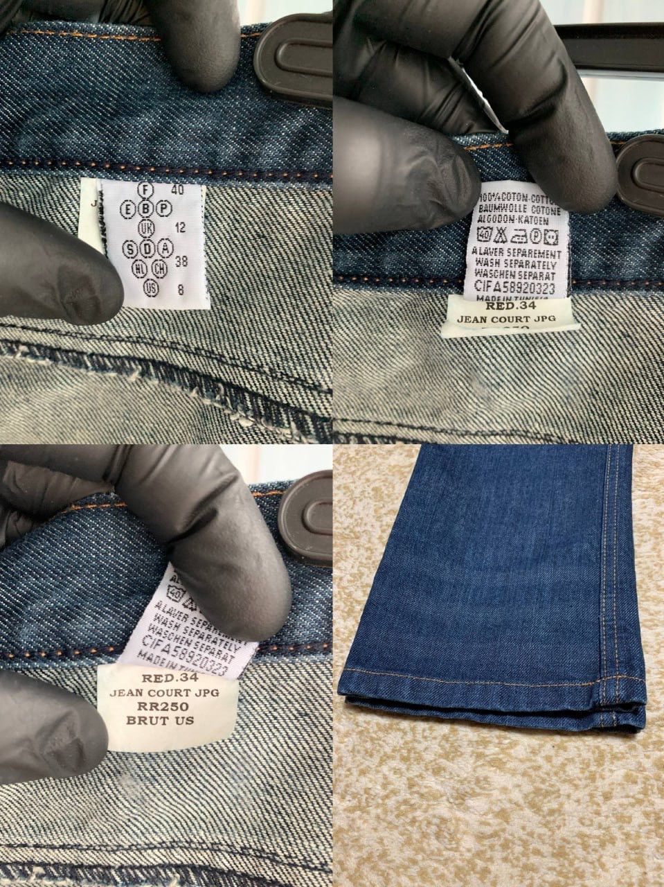 Jean Paul Gaultier Vintage JEAN PAUL GAULTIER x La Redoute Hook Eye Denim Jeans Size US 32 / EU 48 - 22 Thumbnail