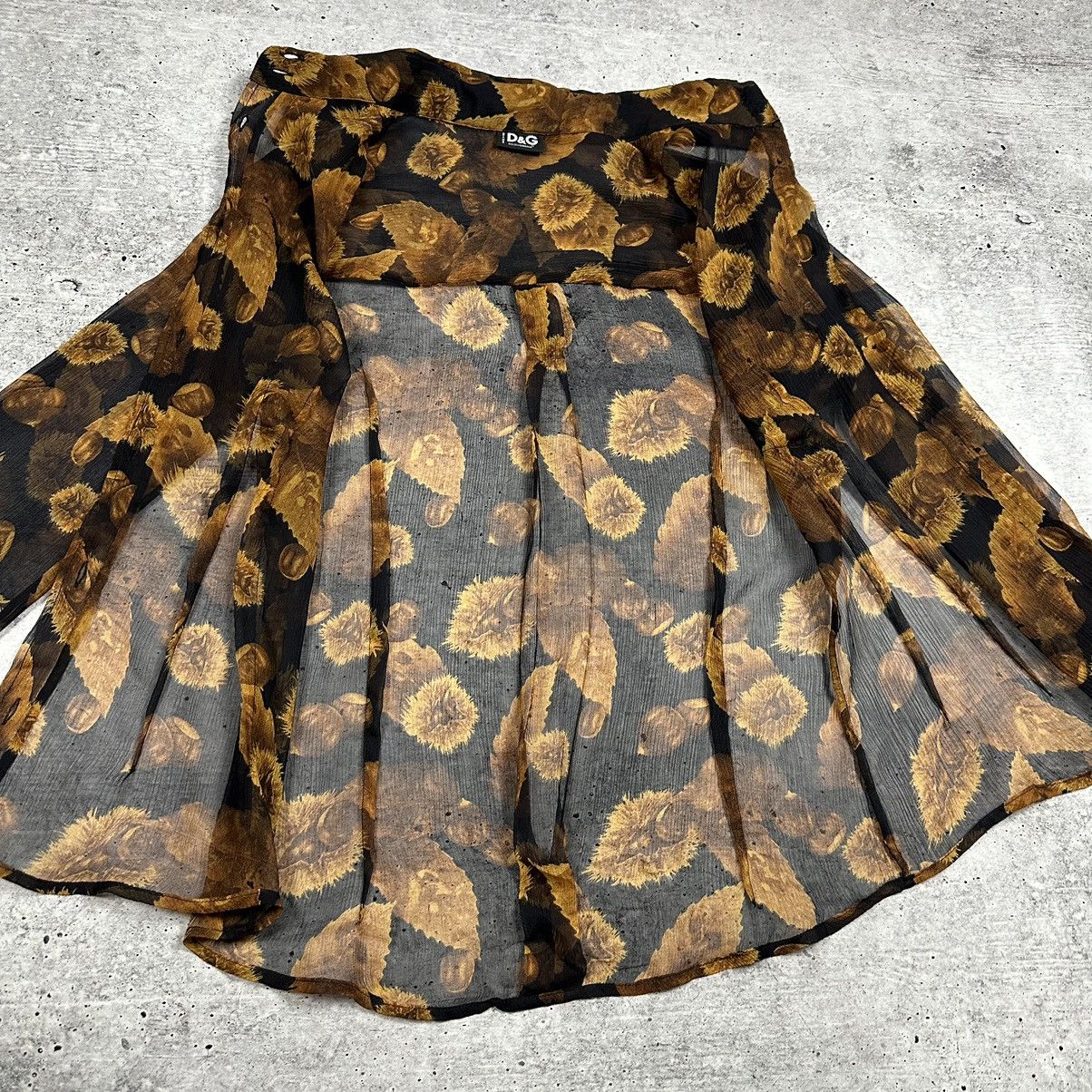 Dolce & Gabbana Vintage Dolce & Gabbana Buttoned Down Shirt Chestnut Pattern Size M / US 6-8 / IT 42-44 - 19 Thumbnail