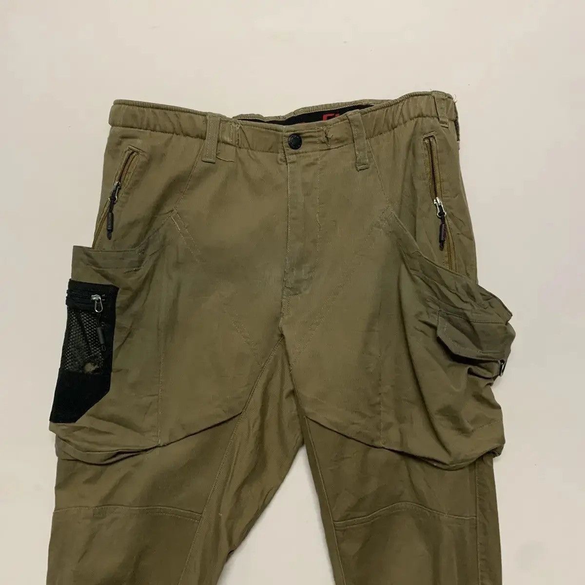 Vintage FIELDCORE Utility Multi Big Pocket Stretchable Cargo Pants Size US 33 - 3 Thumbnail