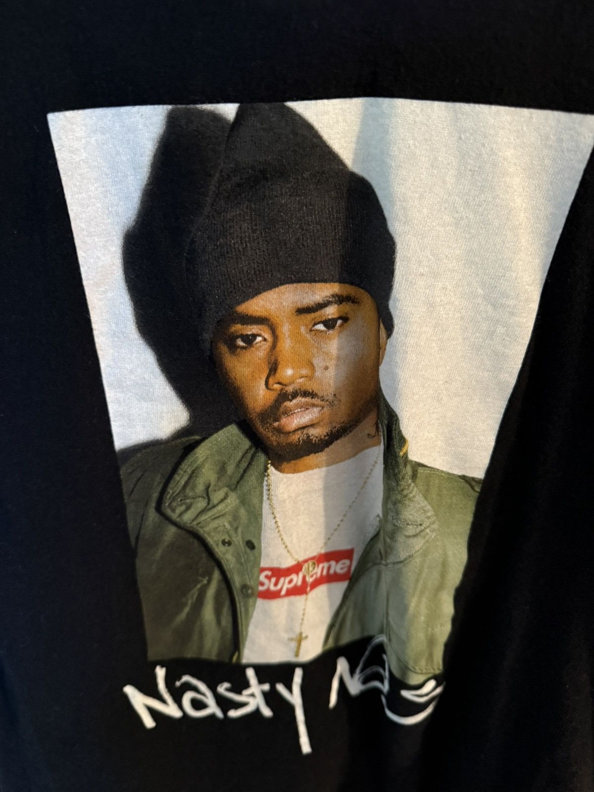 Supreme Authentic Supreme x Nas Tee Medium Size US M / EU 48-50 / 2 - 5 Thumbnail