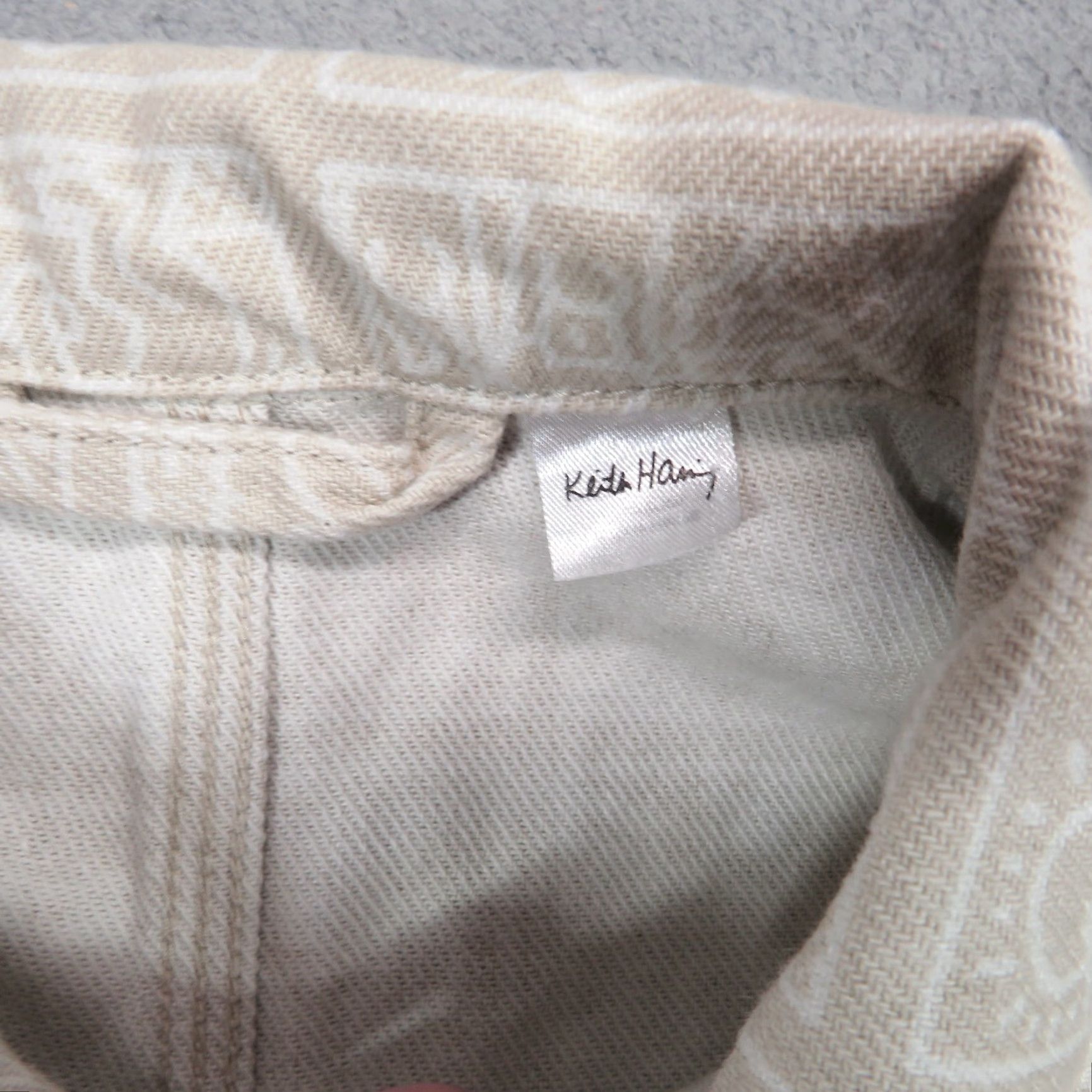 H&M Keith Haring Jacket Mens Small Canvas Workwear Chore Coat AOP Graffiti Workwear Size US S / EU 44-46 / 1 - 6 Thumbnail