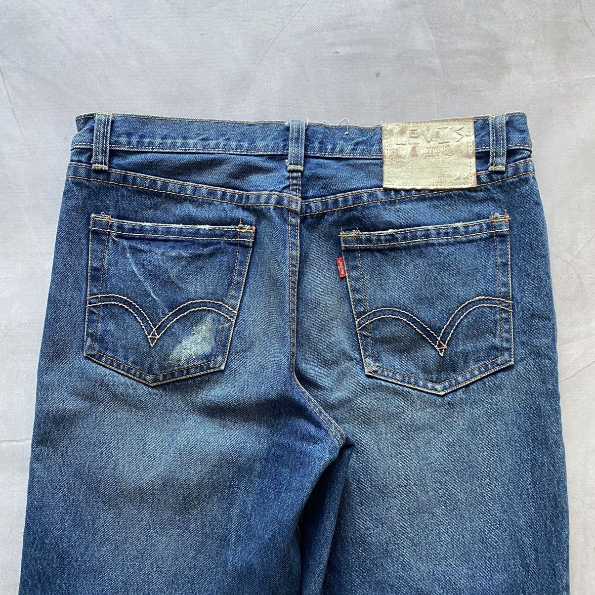 Levi's Archive Japan Levi’s 501 Distressed Sashiko Vibe Jeans Y2K Size US 34 / EU 50 - 10 Thumbnail