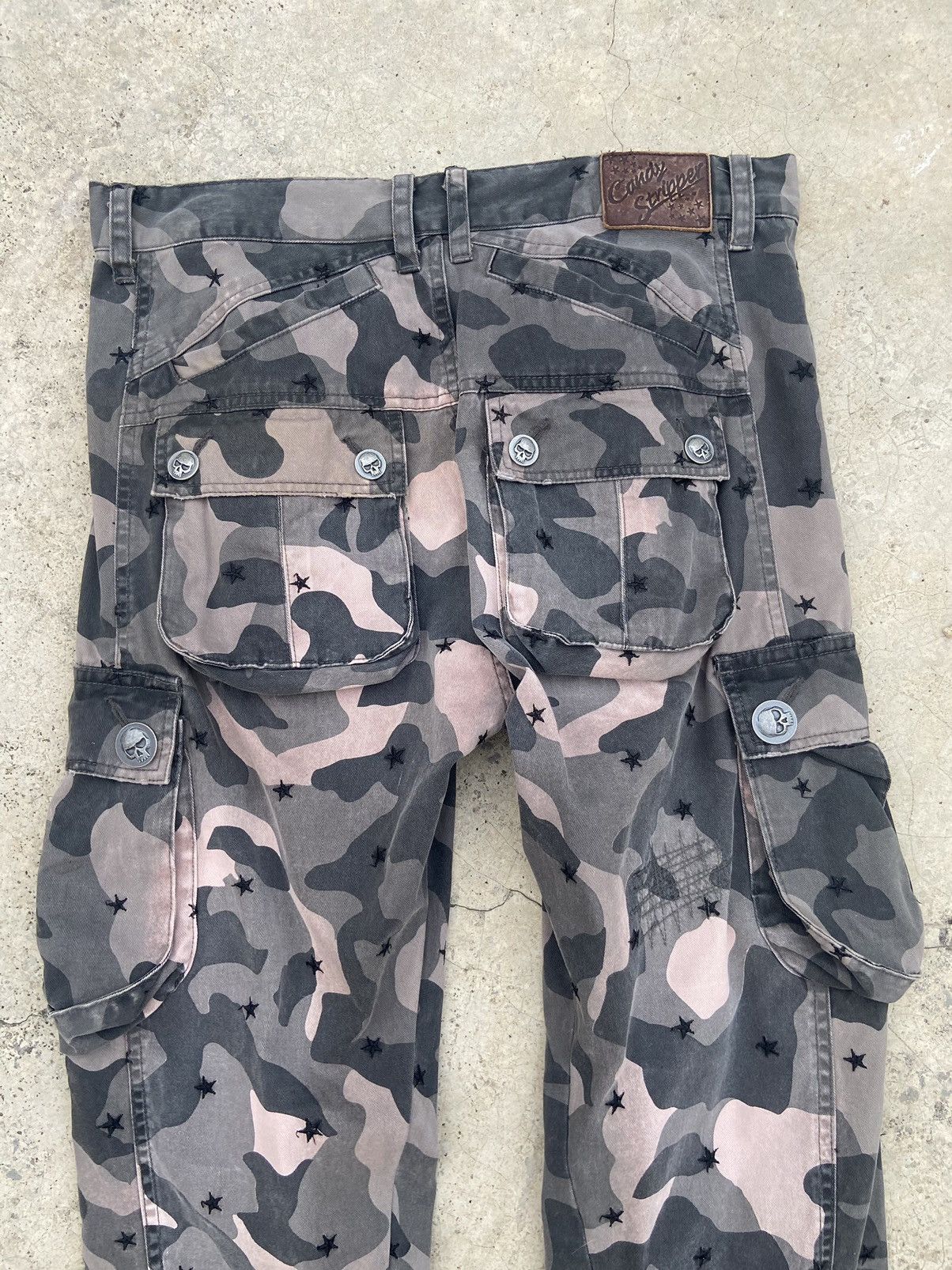 Beauty Beast × If Six Was Nine Candy Stripper cargo pants camoflauge patchwork Size US 32 / EU 48 - 10 Thumbnail