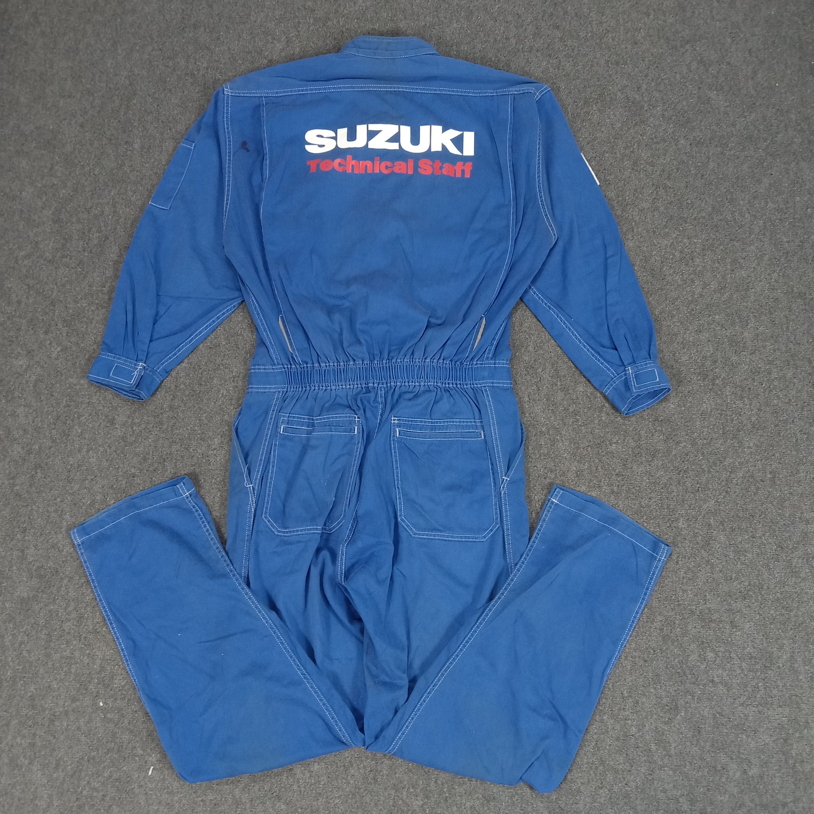 Japanese Brand × Vintage SUZUKI Japanese Racing Team Coverall Jacket Size US L / EU 52-54 / 3 - 1 Thumbnail