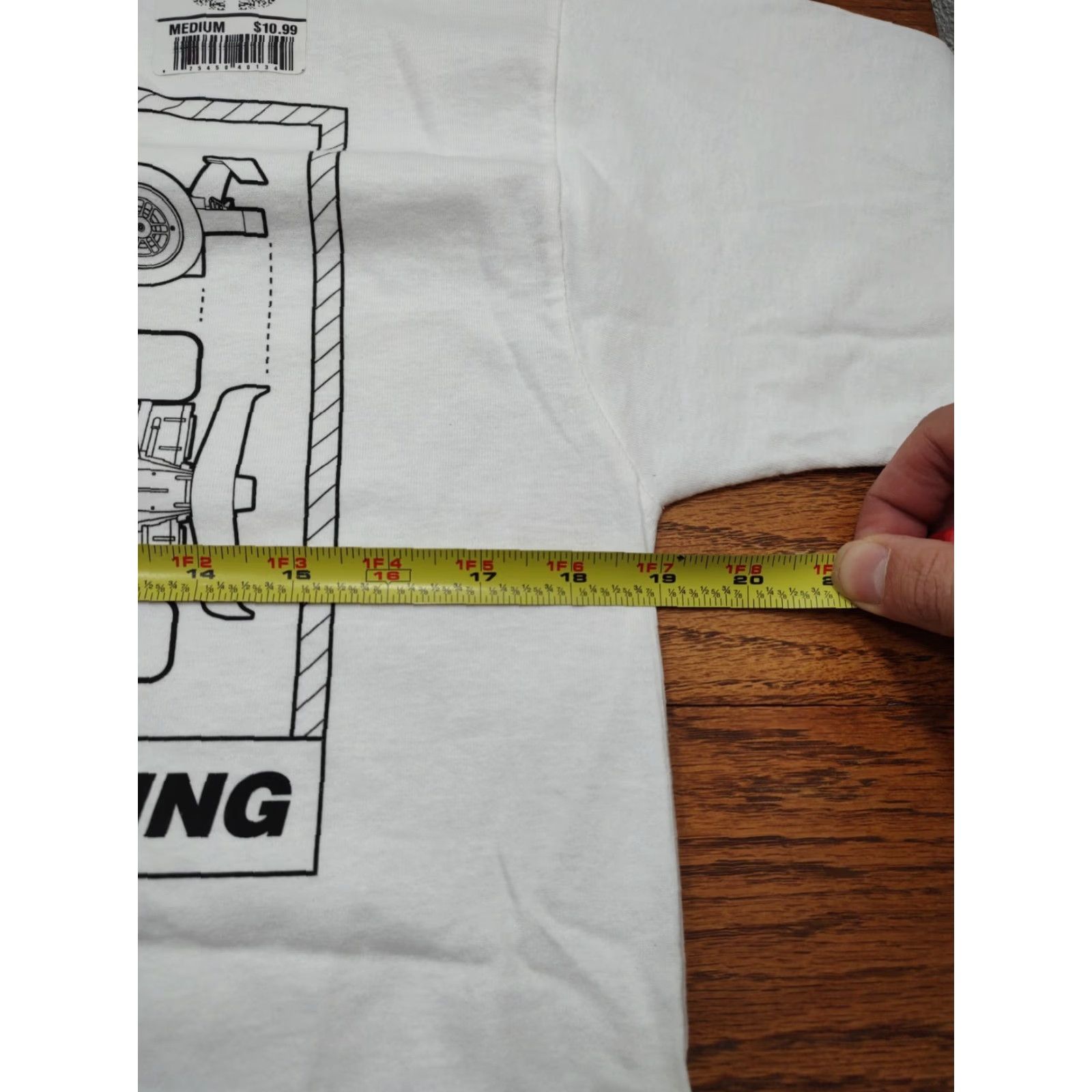 Hanes Nwt Hanes Jack Harvey IndyCar Hy-vee Racing Tee Mens M White T-Shirt Blueprint 90s Racing USA Classic Size US M / EU 48-50 / 2 - 6 Thumbnail