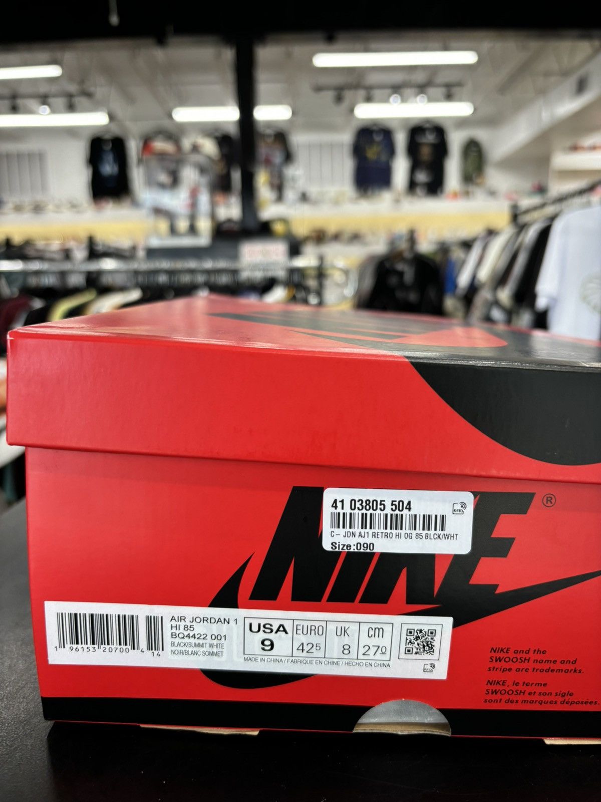 Jordan Brand Air Jordan 1 Black White Sz. 9 (2023) Size US 9 / EU 42 - 11 Thumbnail