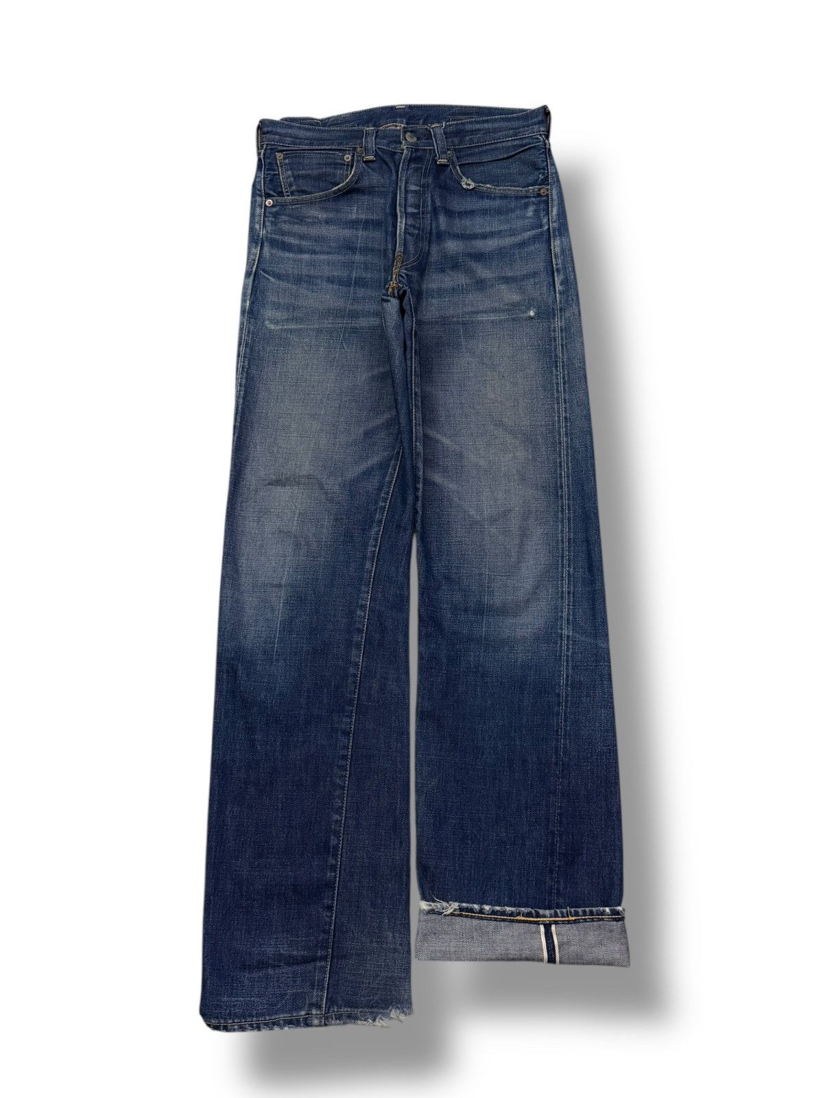Levi's Vintage Clothing Vintage 00s Levi’s 501-XX Big E Buckle Back Selvedge Japan Size US 30 / EU 46 - 2 Thumbnail