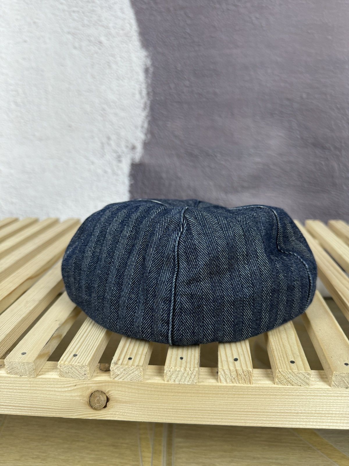 Japanese Brand Milsa Second Femmes Chamantes newsboy baker’s hat denim Size ONE SIZE - 6 Thumbnail