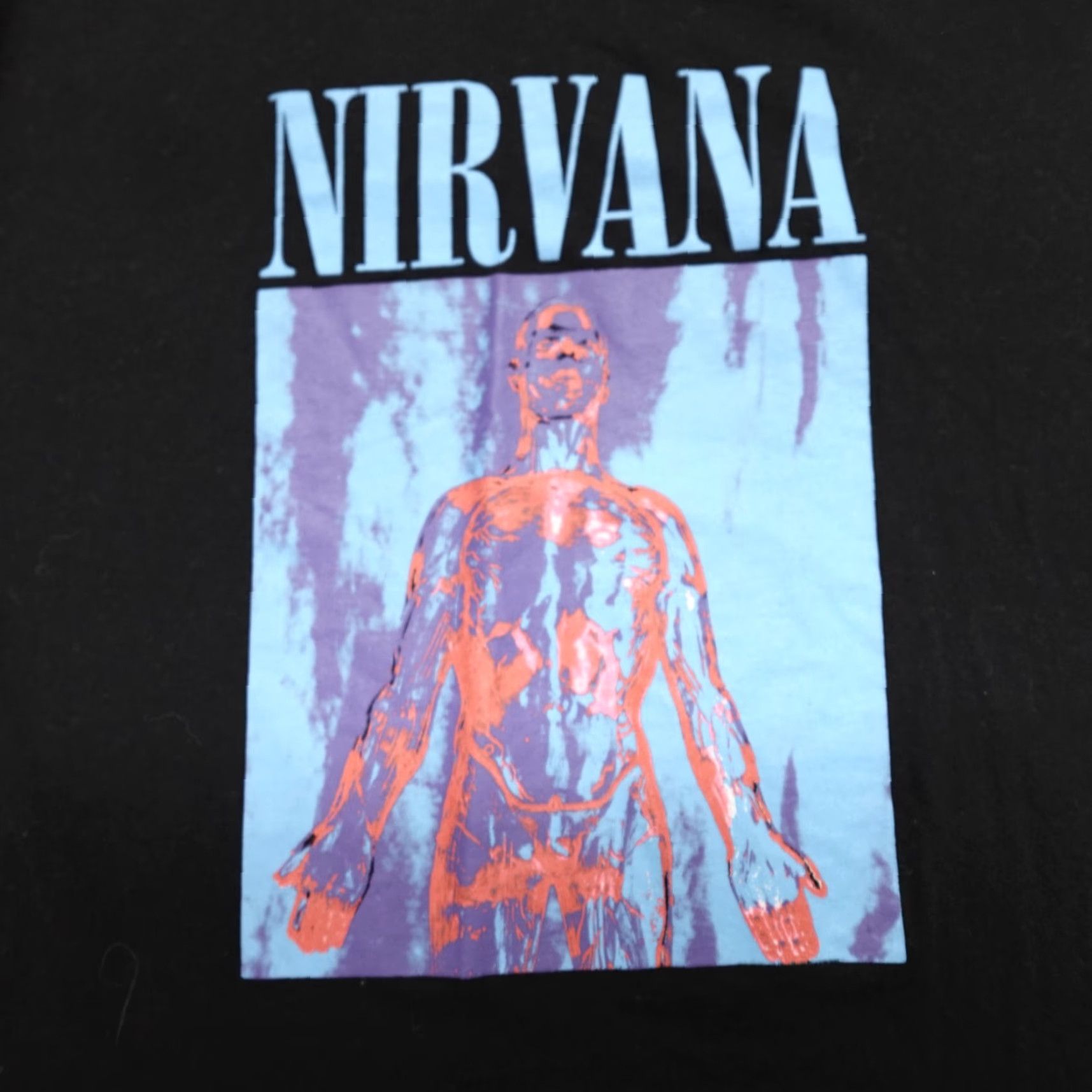 Vintage Nirvana Shirt M Black 2019 Regular Cotton Jersey Crew Neck Short Sleeve Men Band Slip Sliver Size US M / EU 48-50 / 2 - 2 Thumbnail