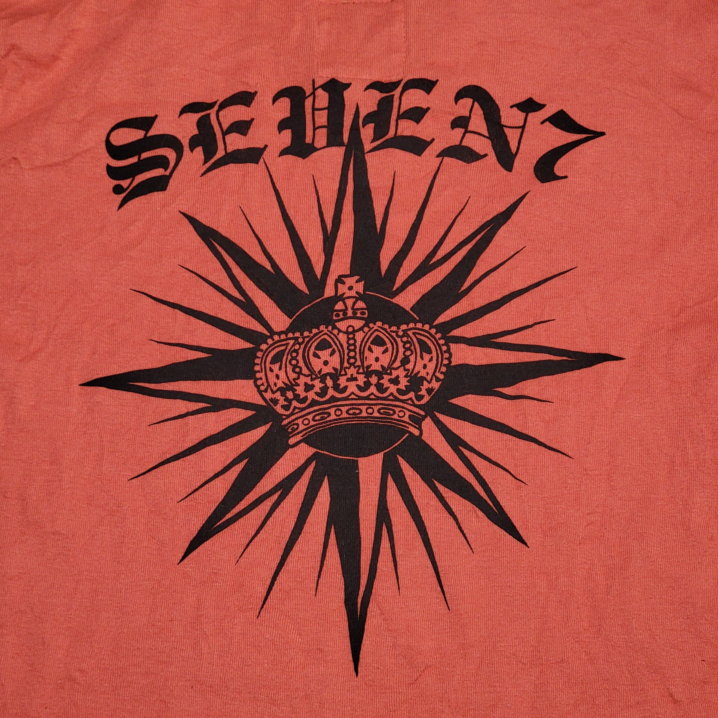 Seven 7 Seven7 Luxe Hoodie Tee LS Orange Graphic - Size 18/20 Size XXL / US 16-18 / IT 52-54 - 5 Thumbnail