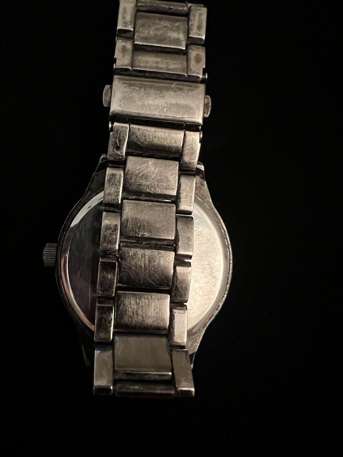 Designer Unbranded Men’s Black and Silver Watch Size ONE SIZE - 3 Thumbnail